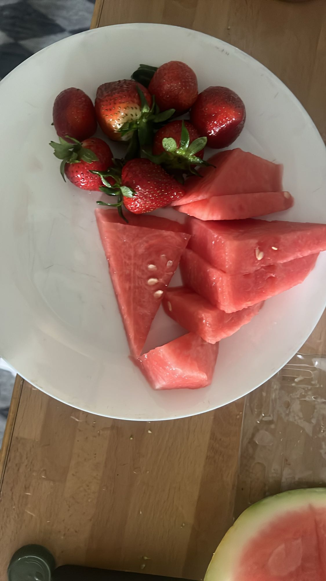 Strawberries and Watermelon