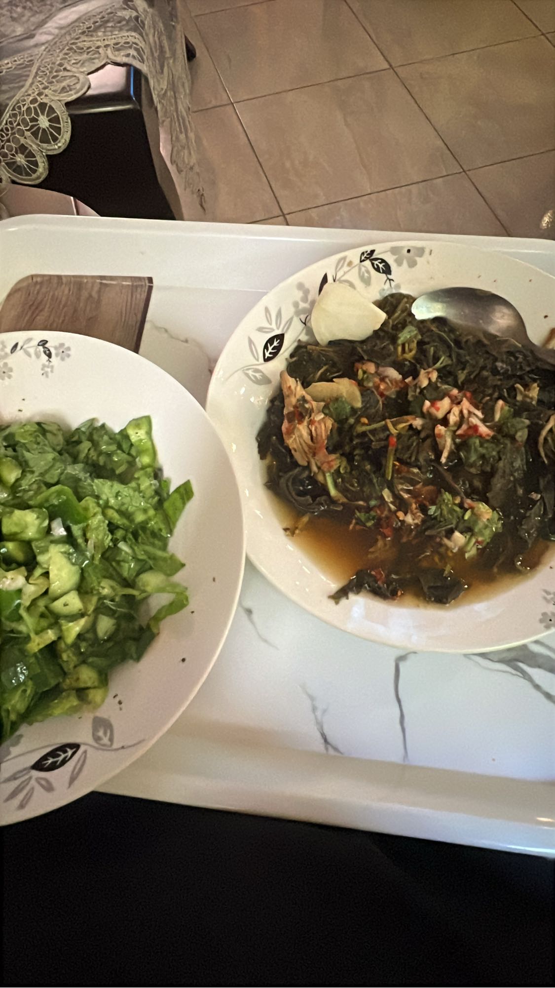 Leafy Veggie Chicken Mix