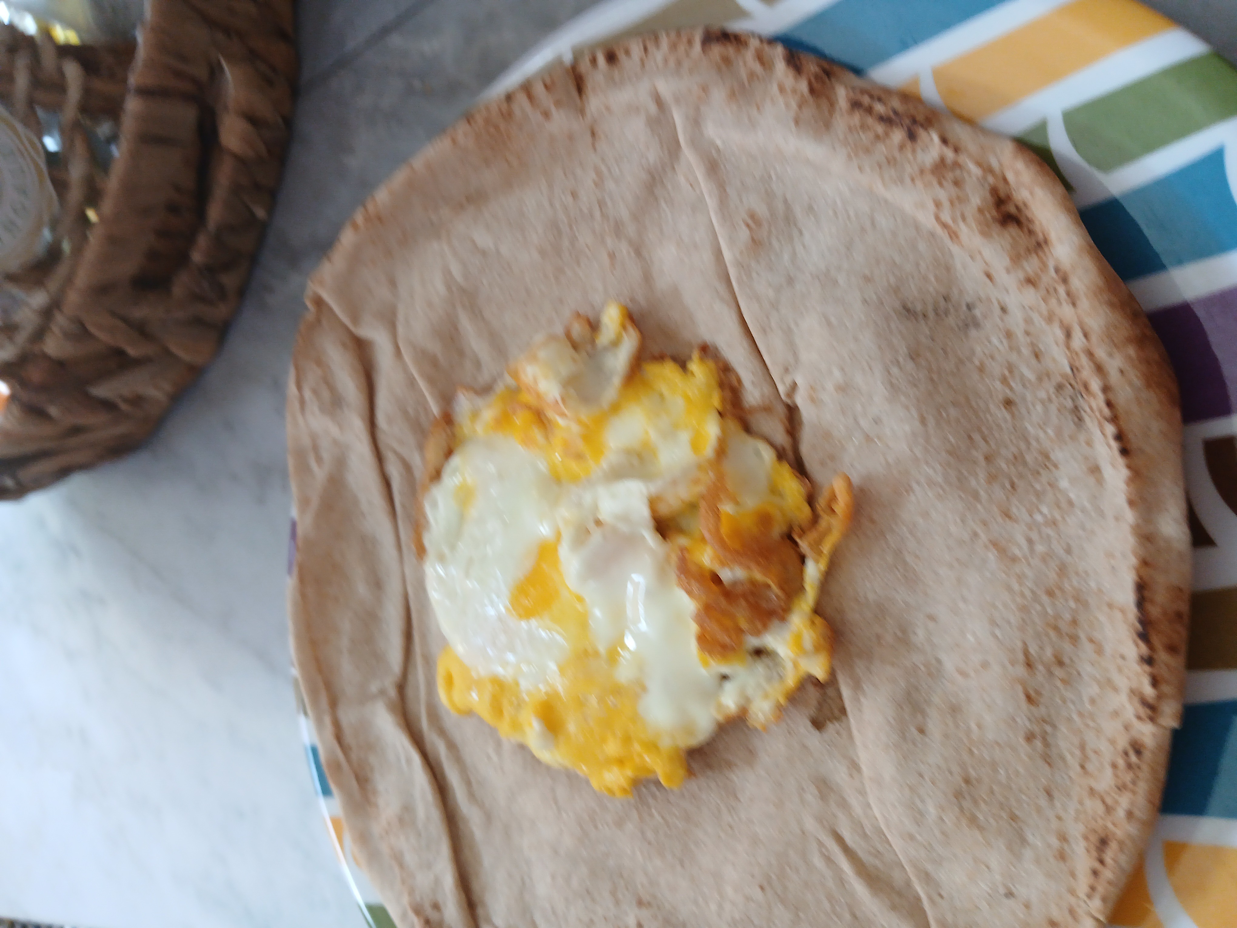 Egg pita wrap