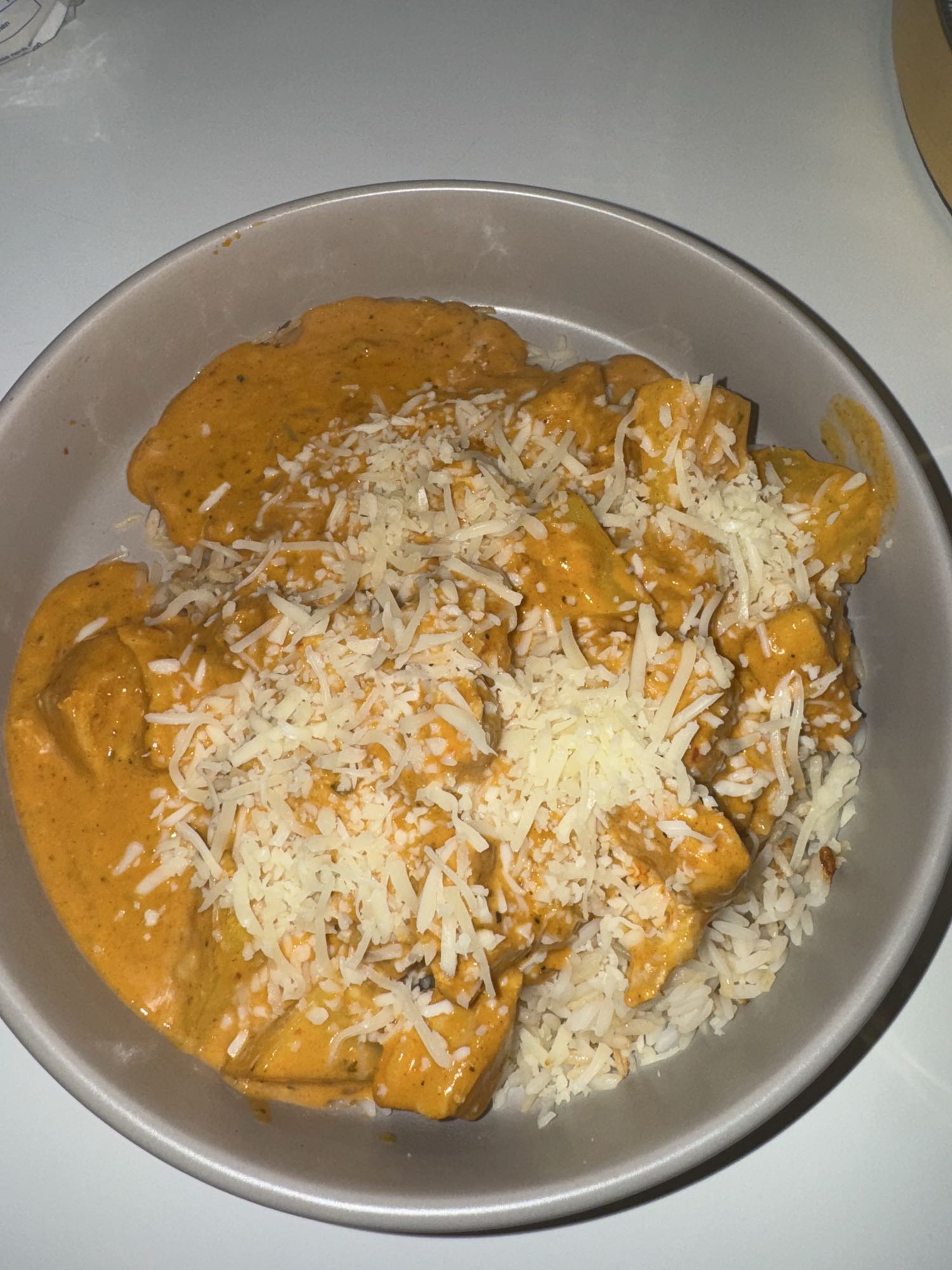 Curry-Hähnchen mit Reis