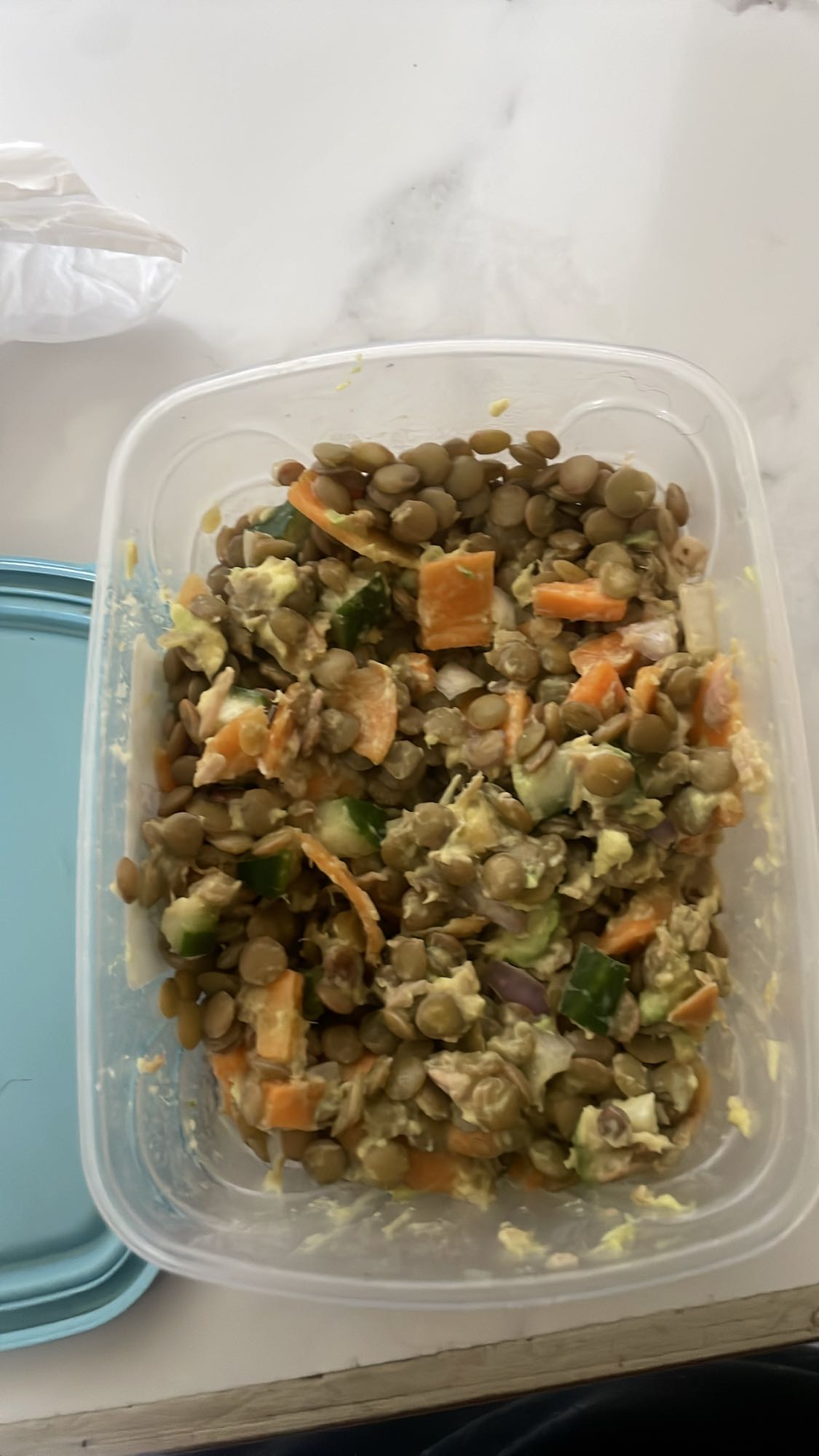 Ensalada de lentejas