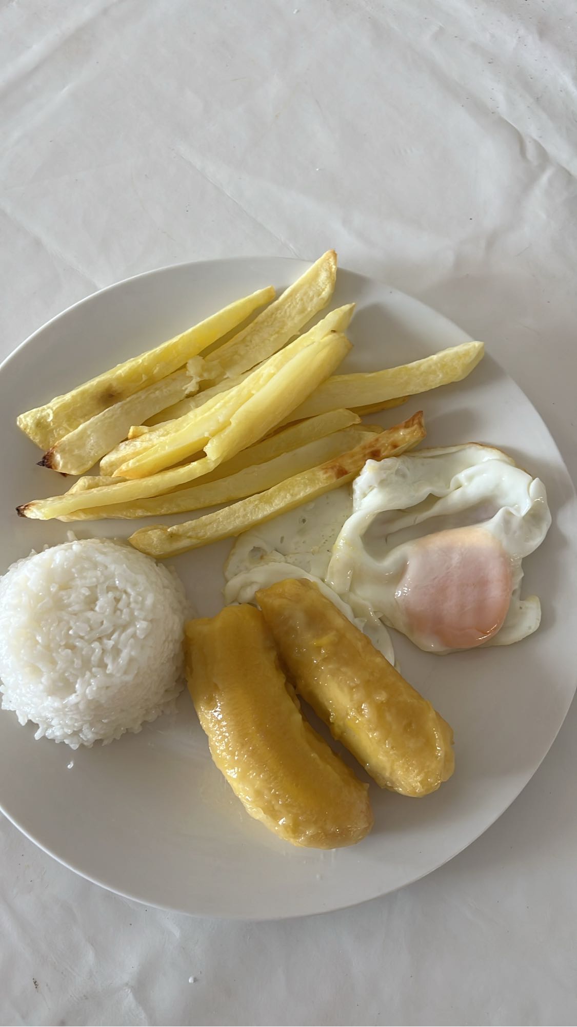 Desayuno típico sencillo