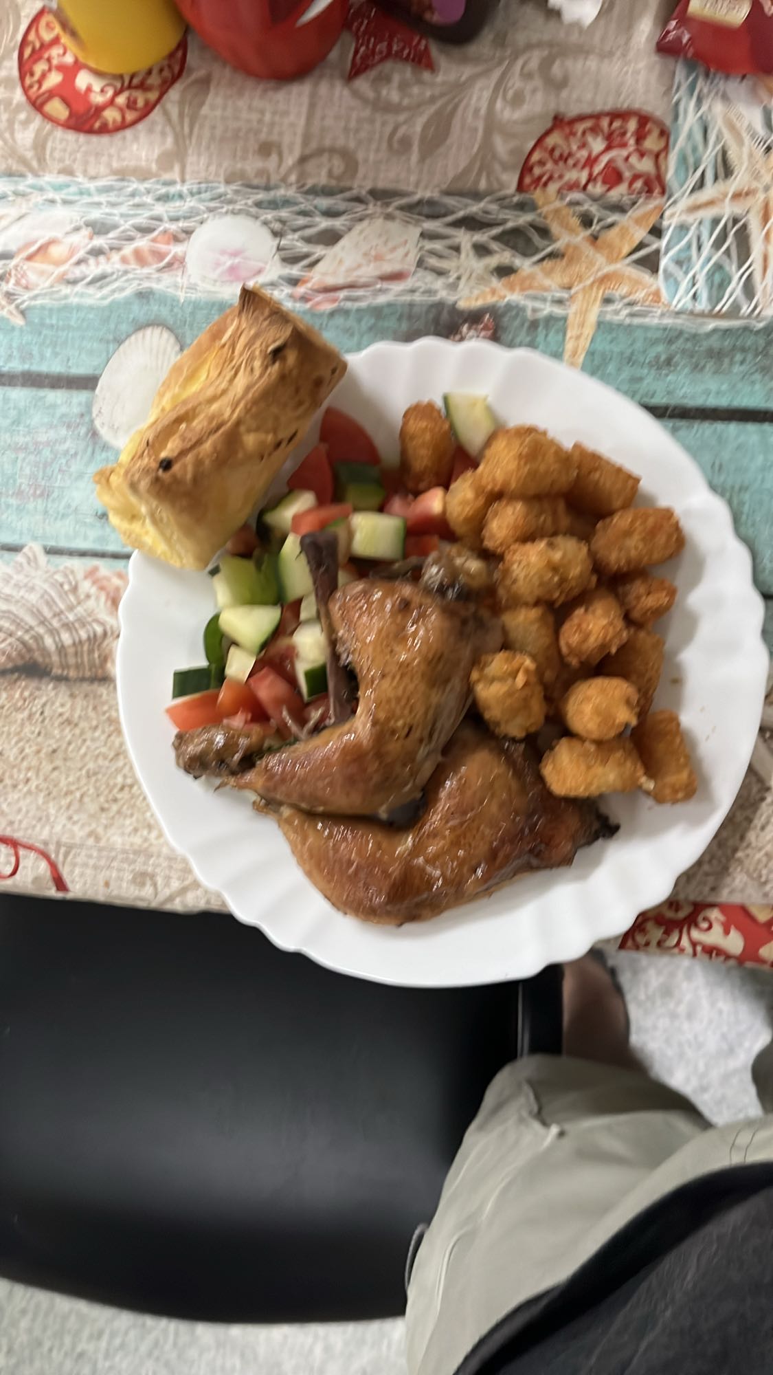 Курица с гарниром