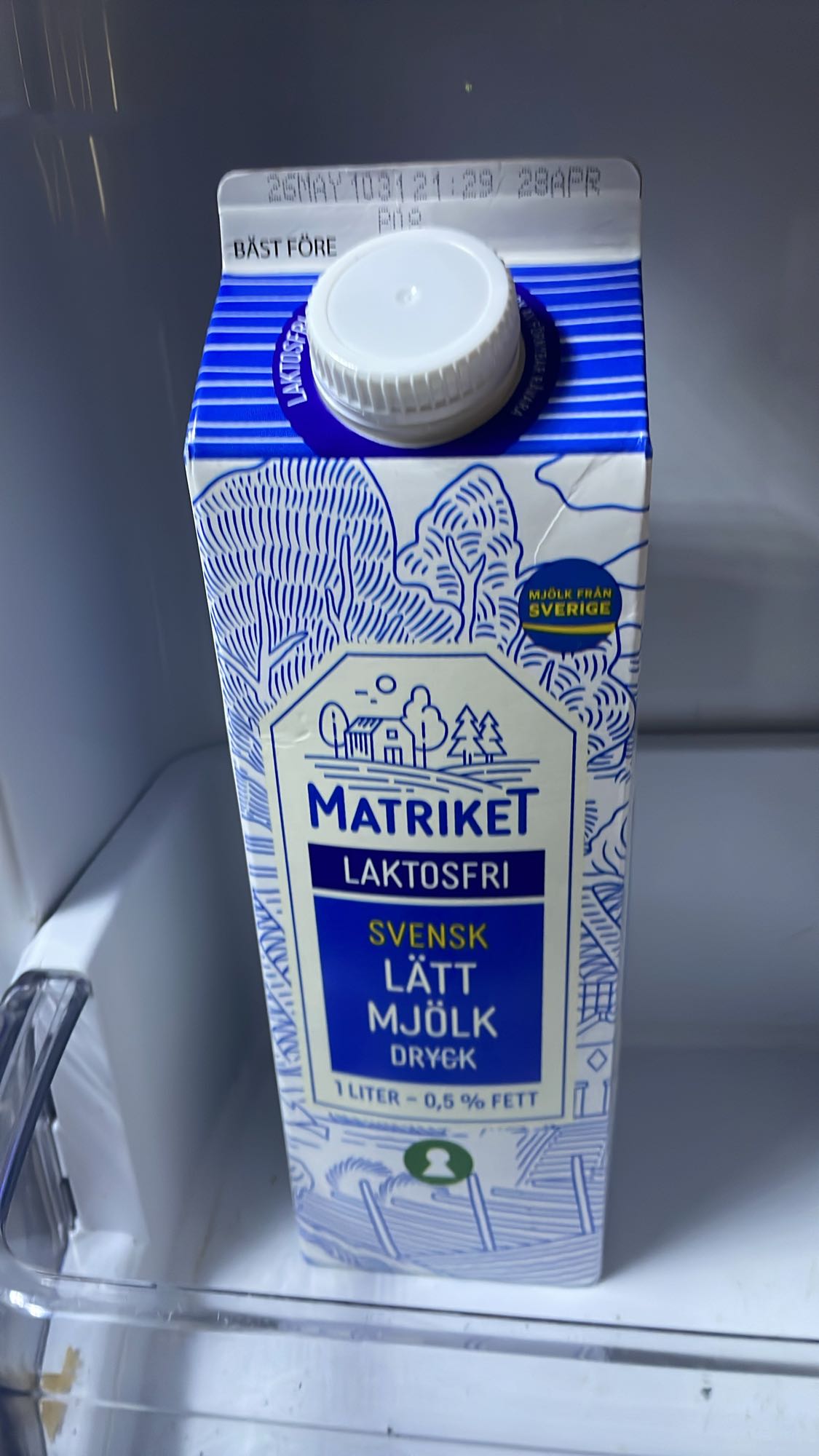 Laktosfri lättmjölk