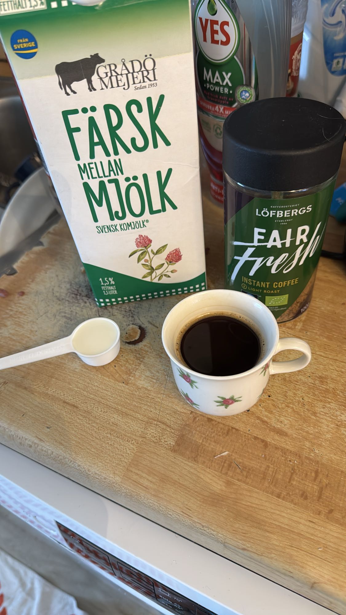 Kaffe med mjölk