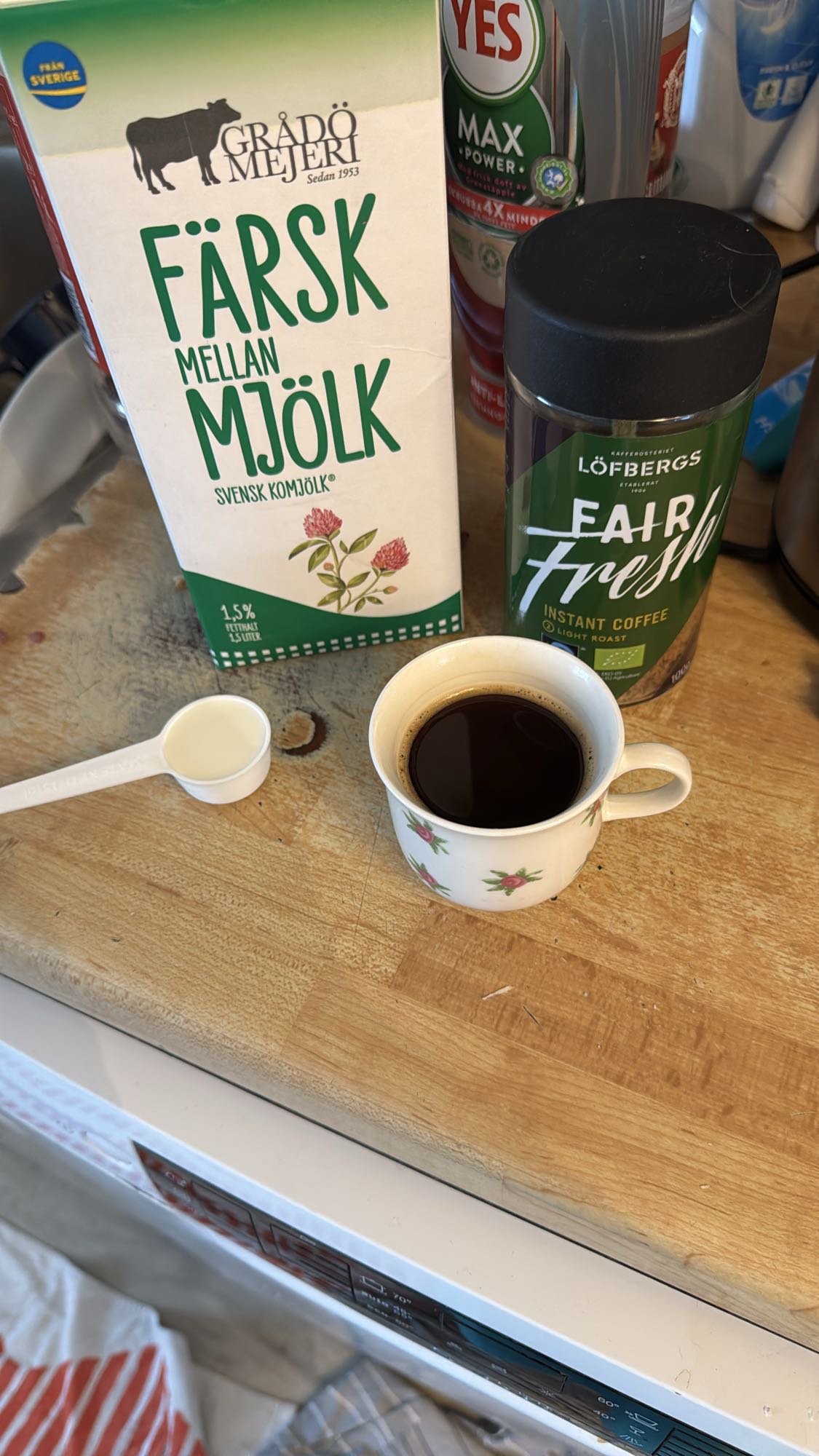 Kaffe med mjölk
