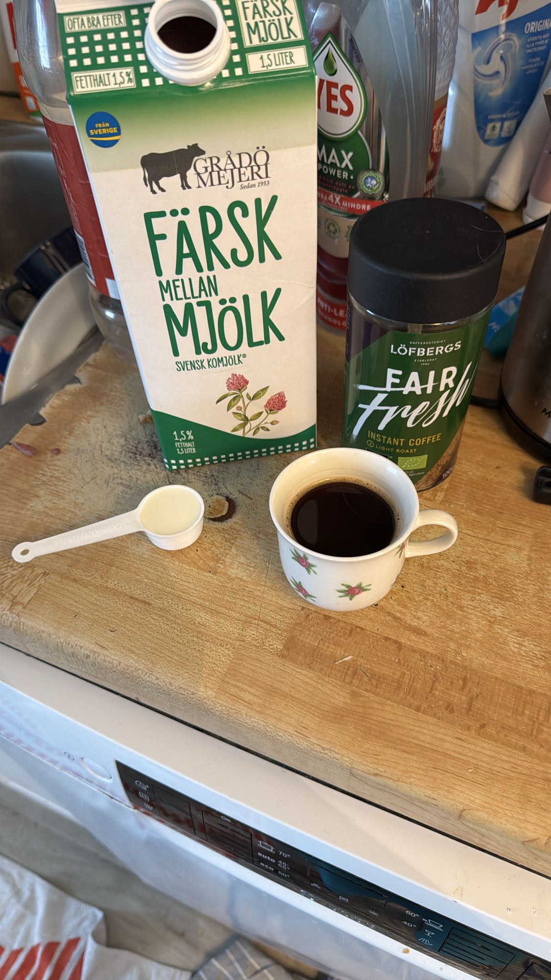 Kaffe med mjölk