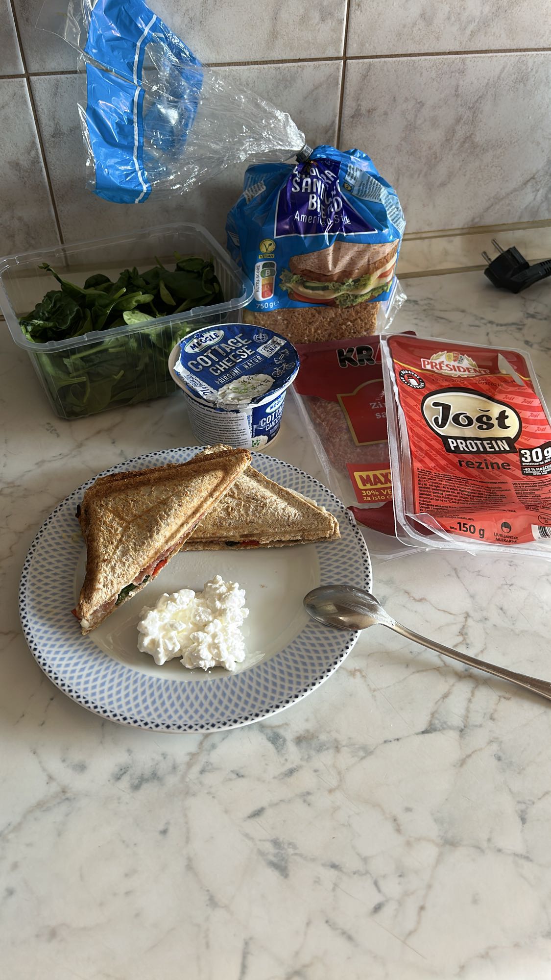 Protein Toast Sandwich
