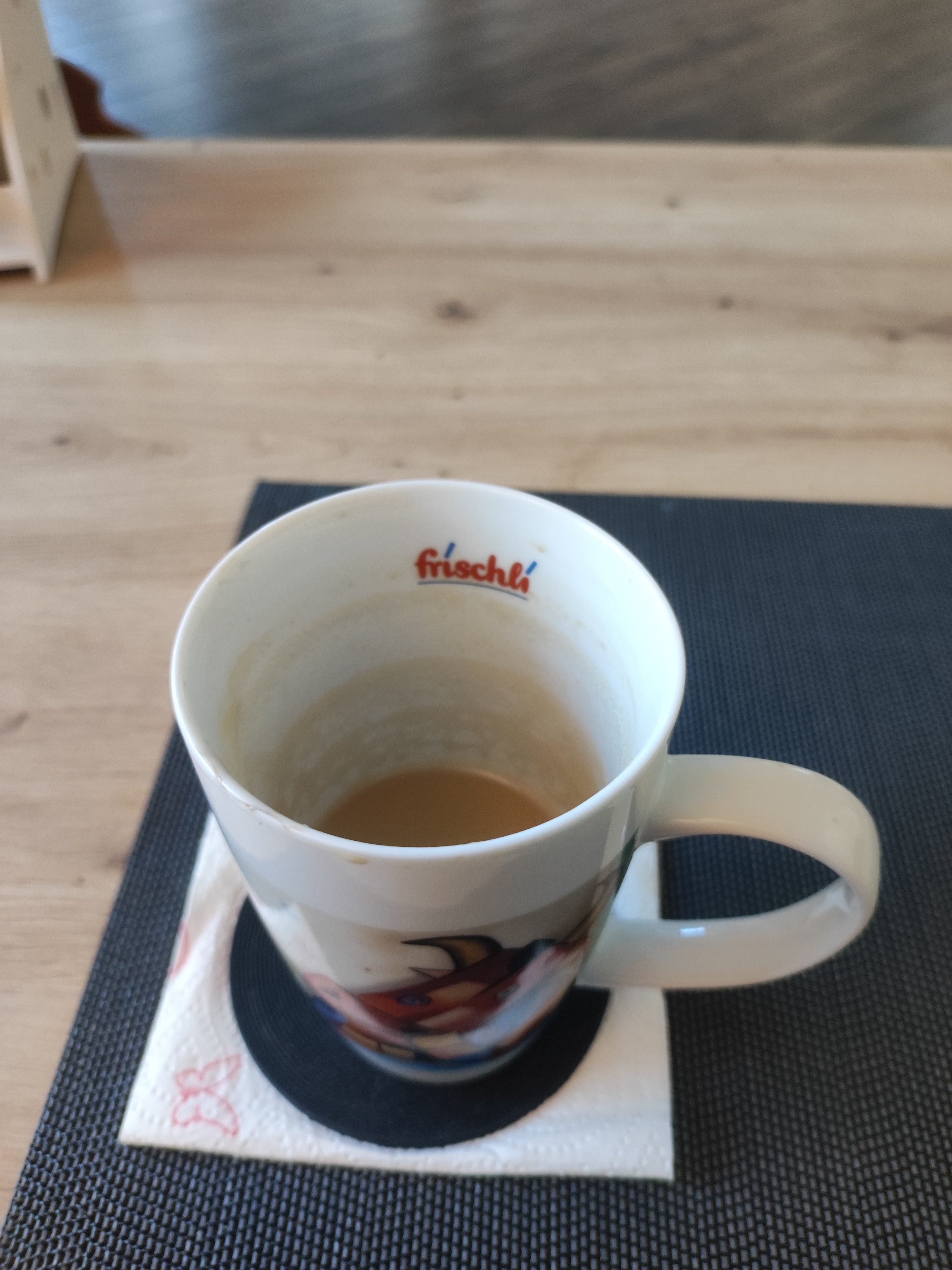 Tasse Kaffee mit Milch