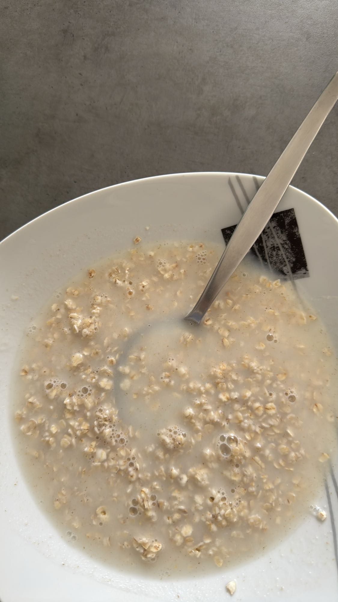 Avena con agua