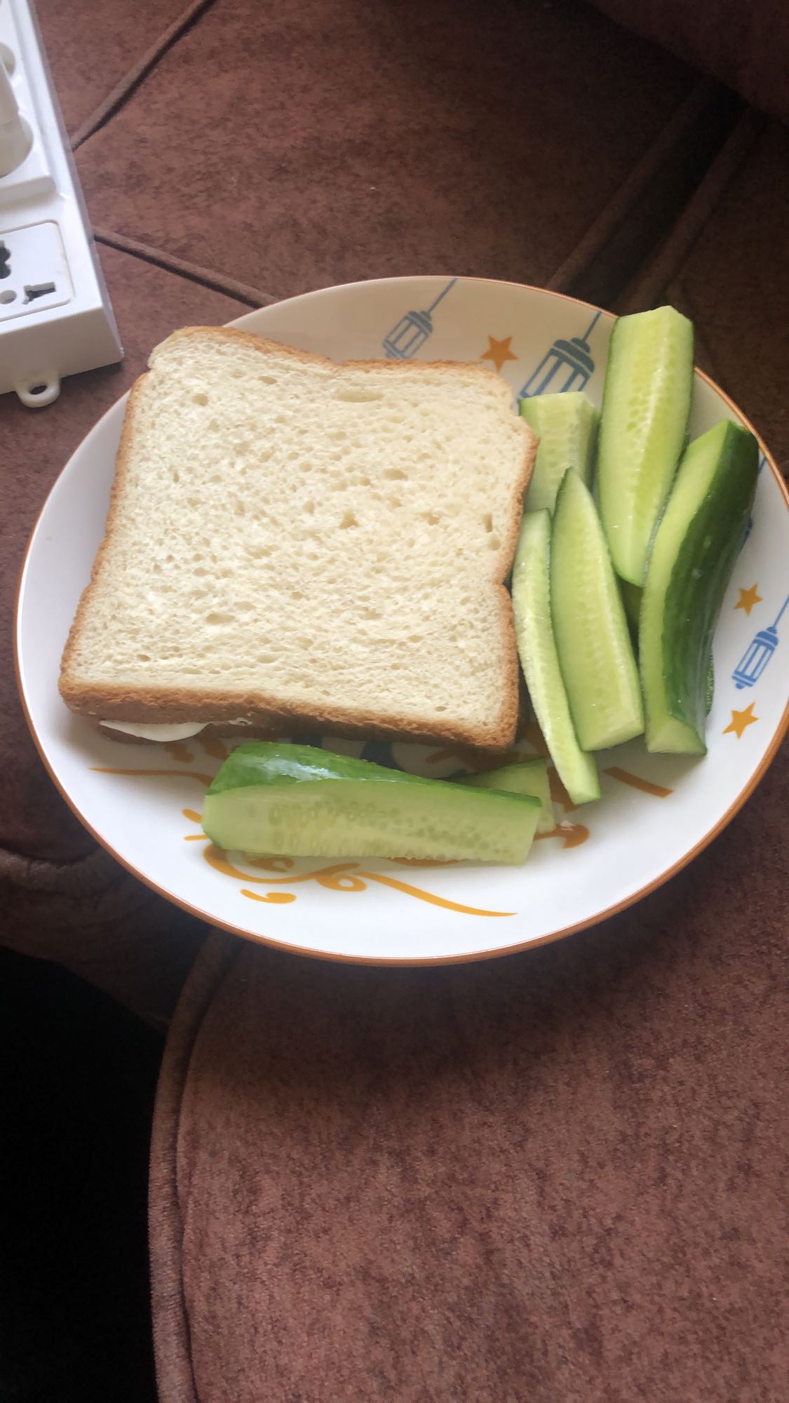 Cucumber Sandwich Plate