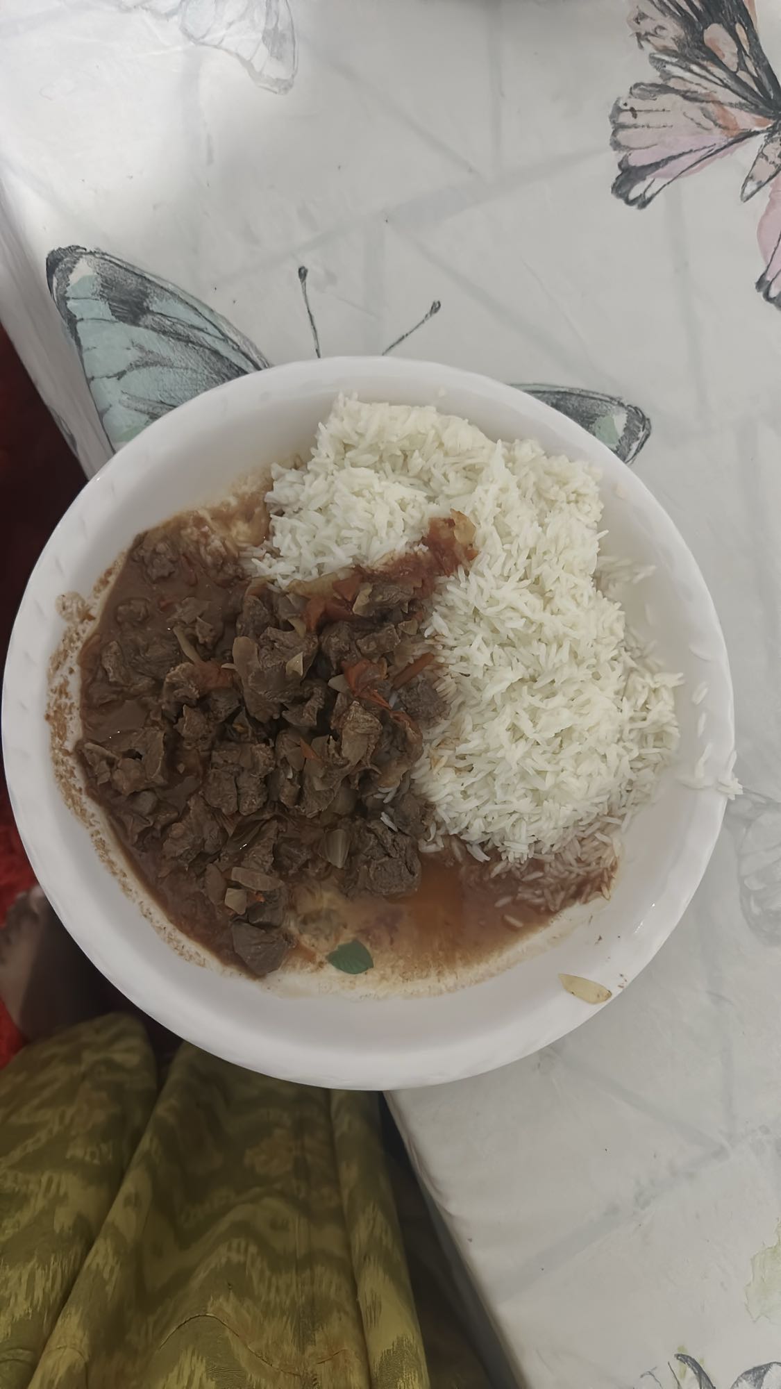 Beef stew with rice