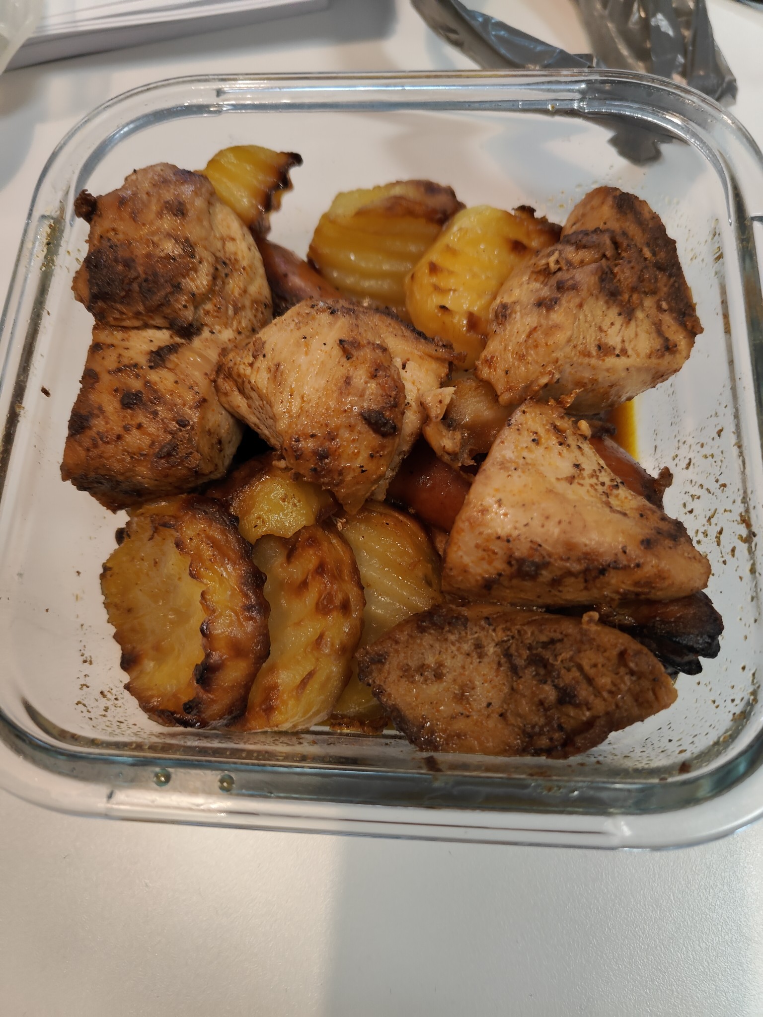 Grilled Chicken and Potatoes