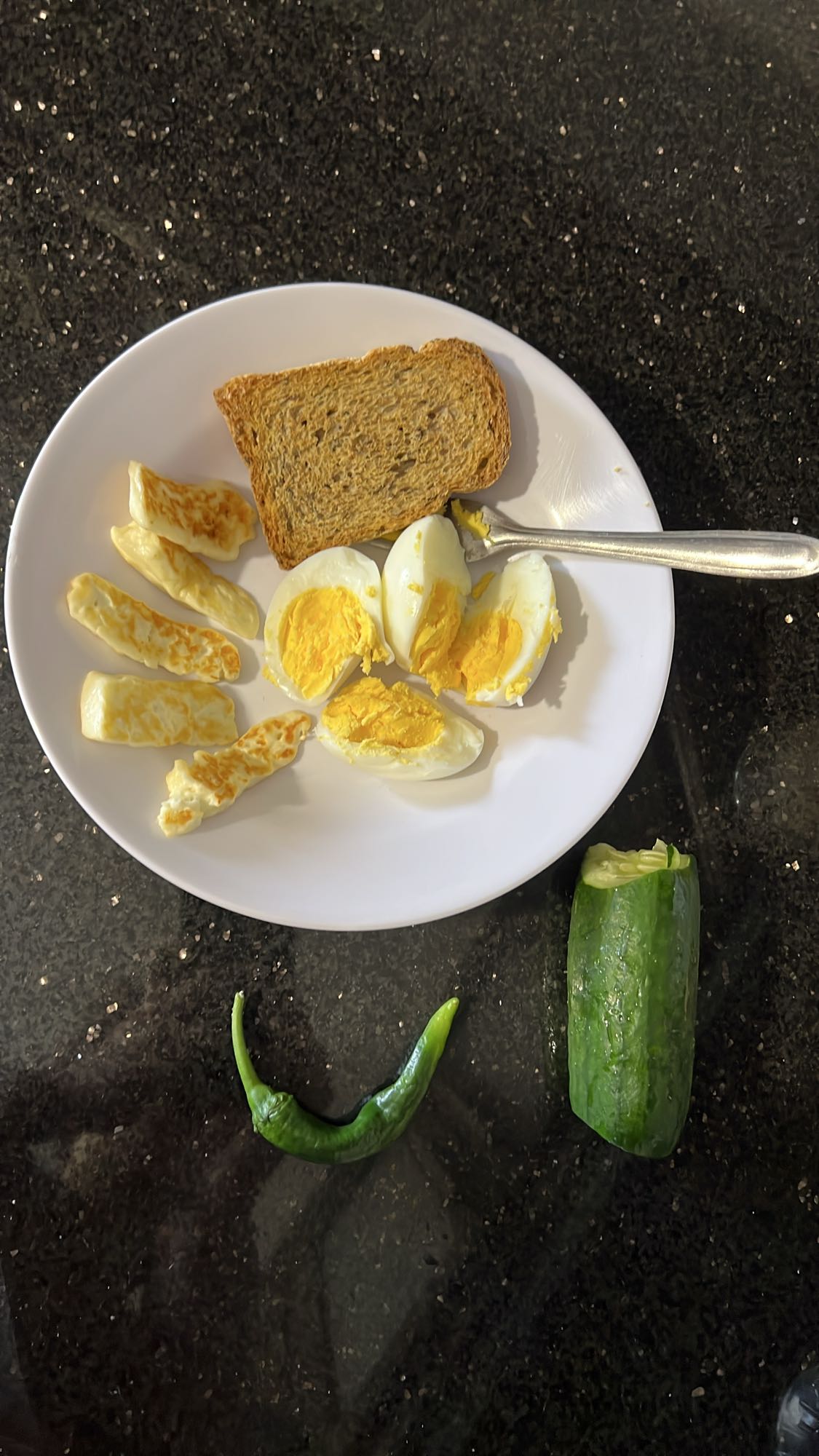 Eggs Toast Cheese Plate