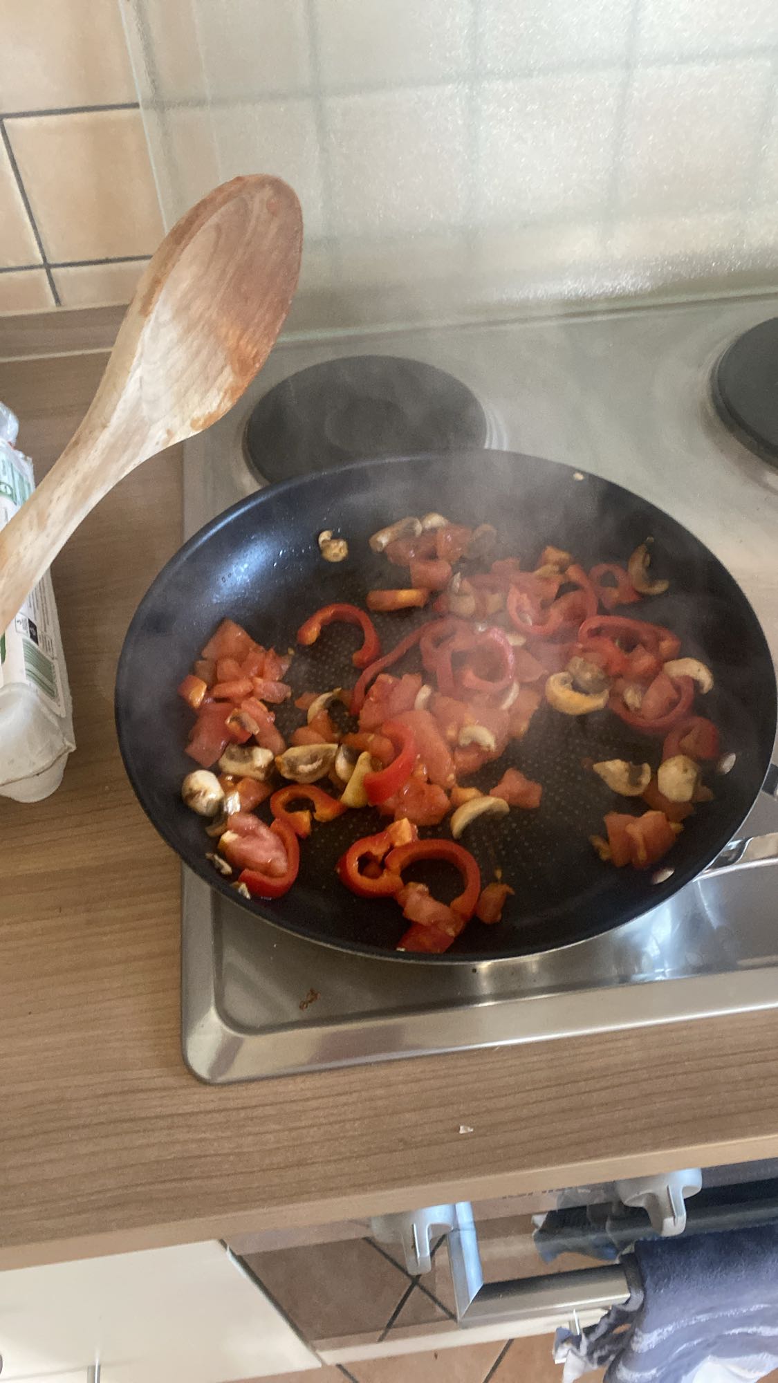 Gebratene Paprika-Pfanne