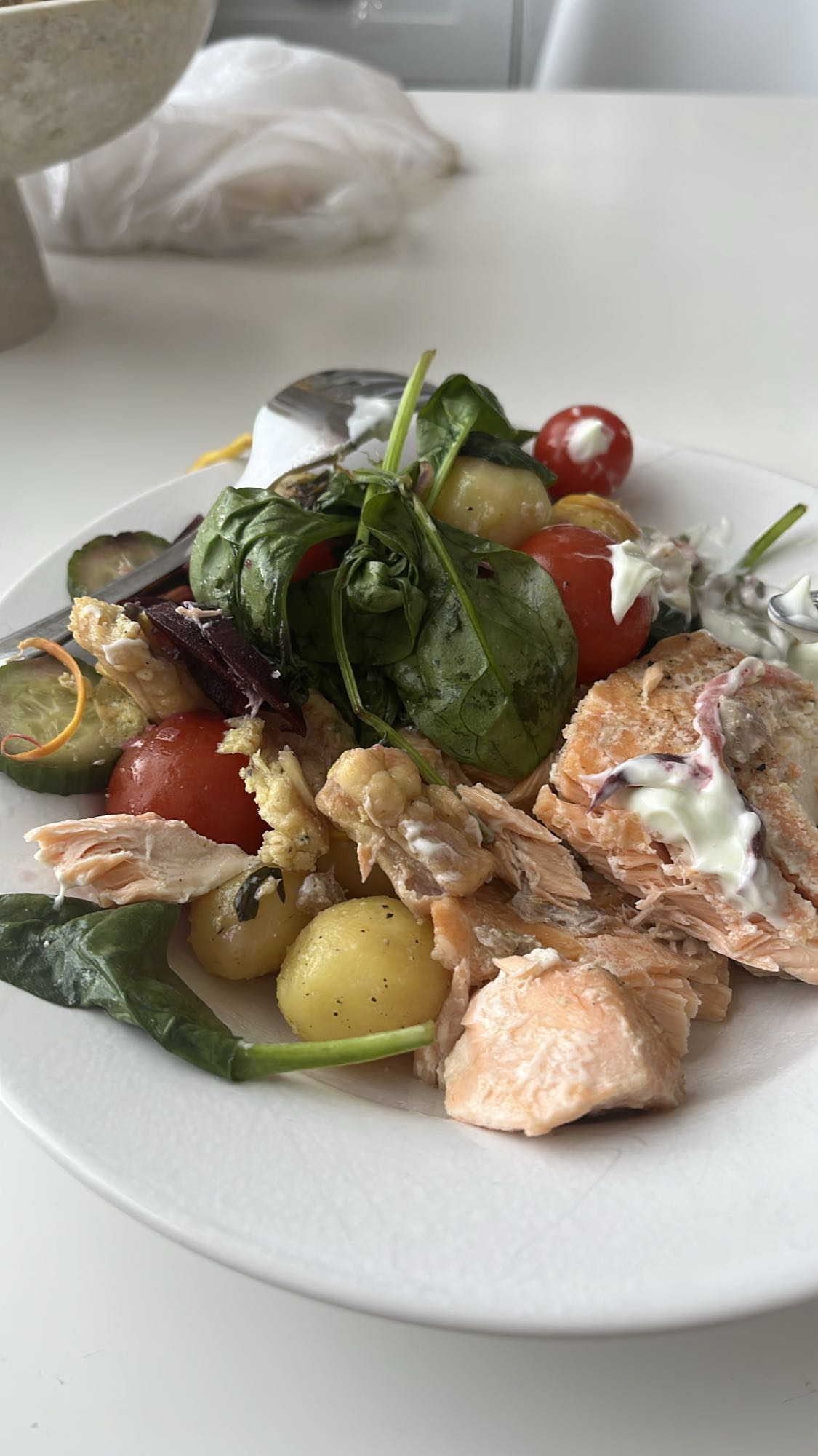 Lax med potatissallad