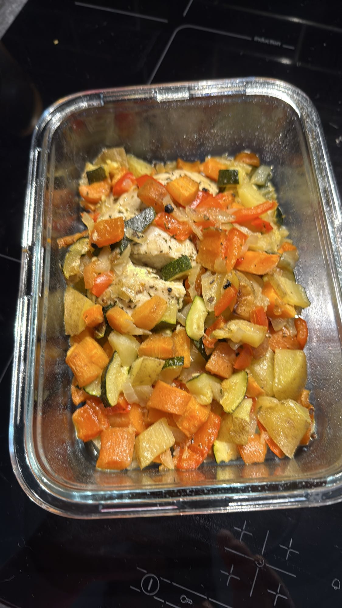 Ugnsbakad kyckling med grönsaker