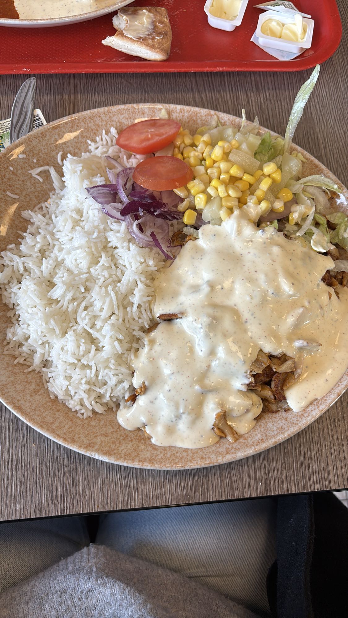 Kycklingtallrik med ris