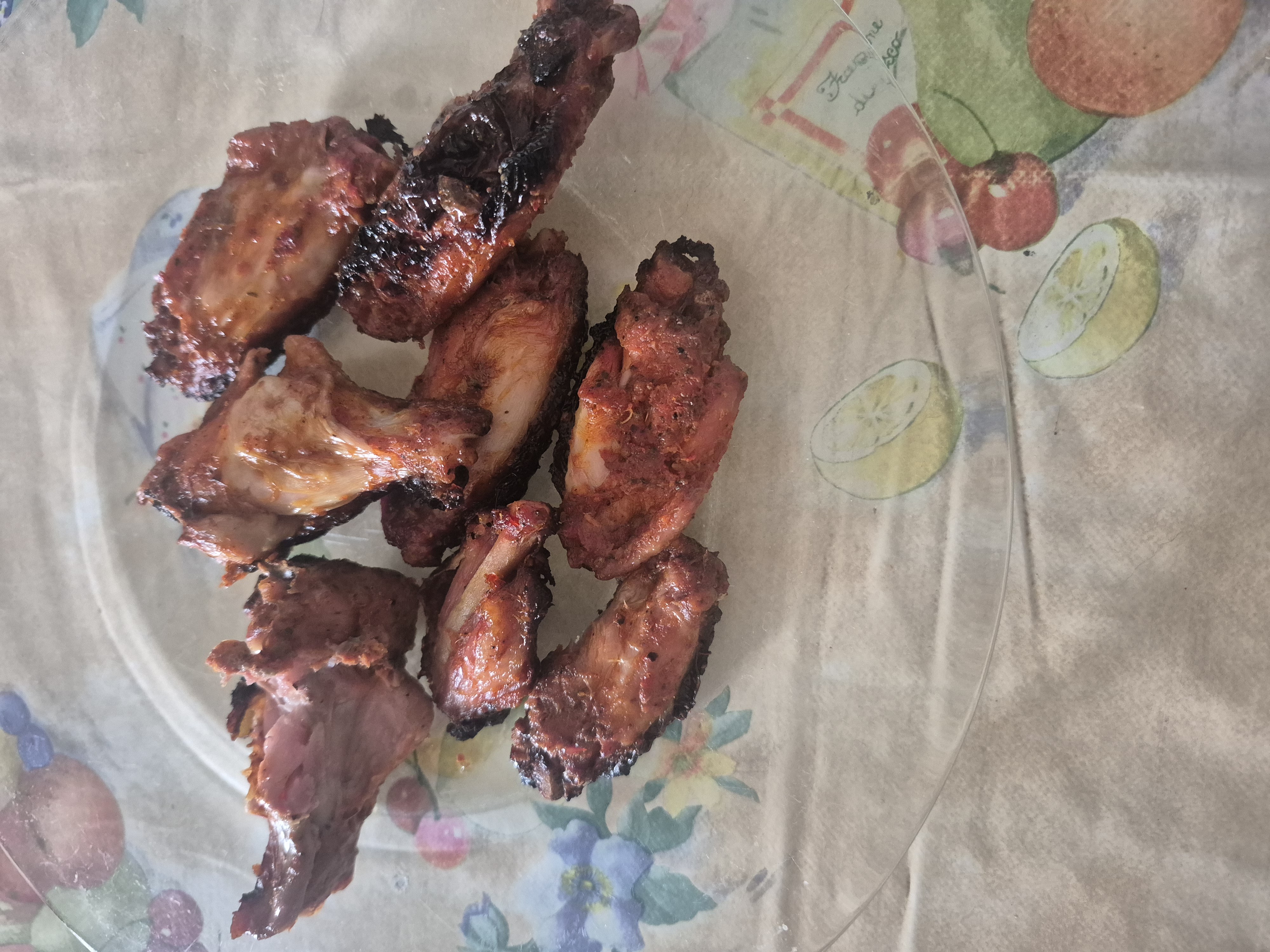 Alitas de pollo asadas