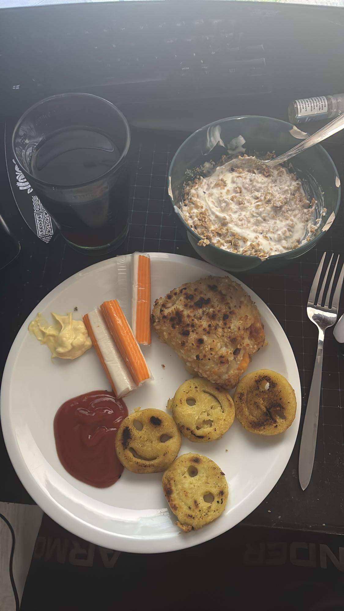 Assiette mixte et céréales