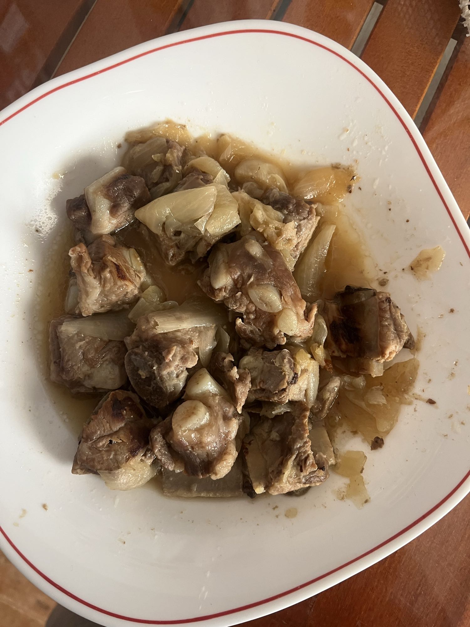 Estofado de rabo de res