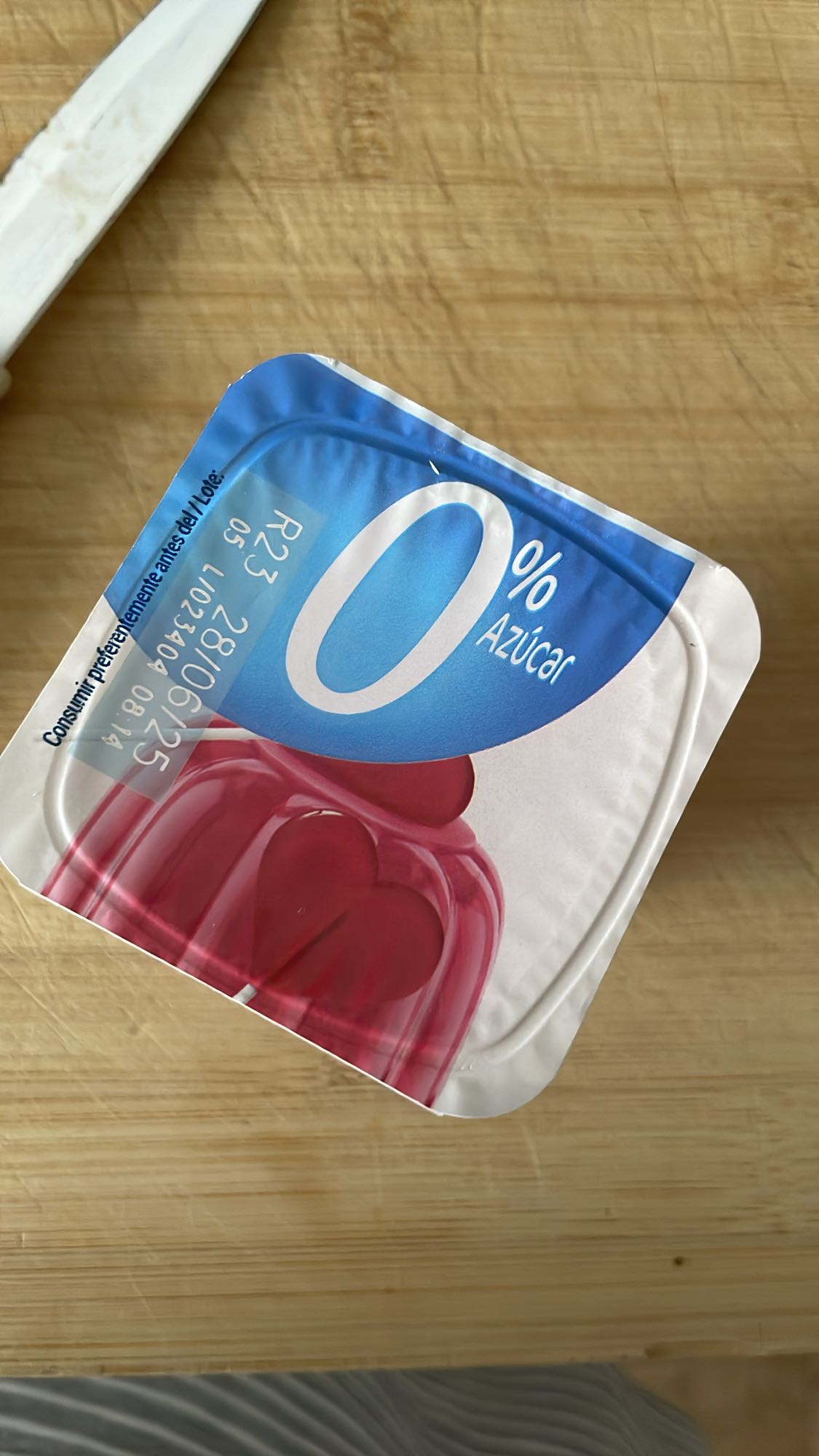 Gelatina sin azúcar