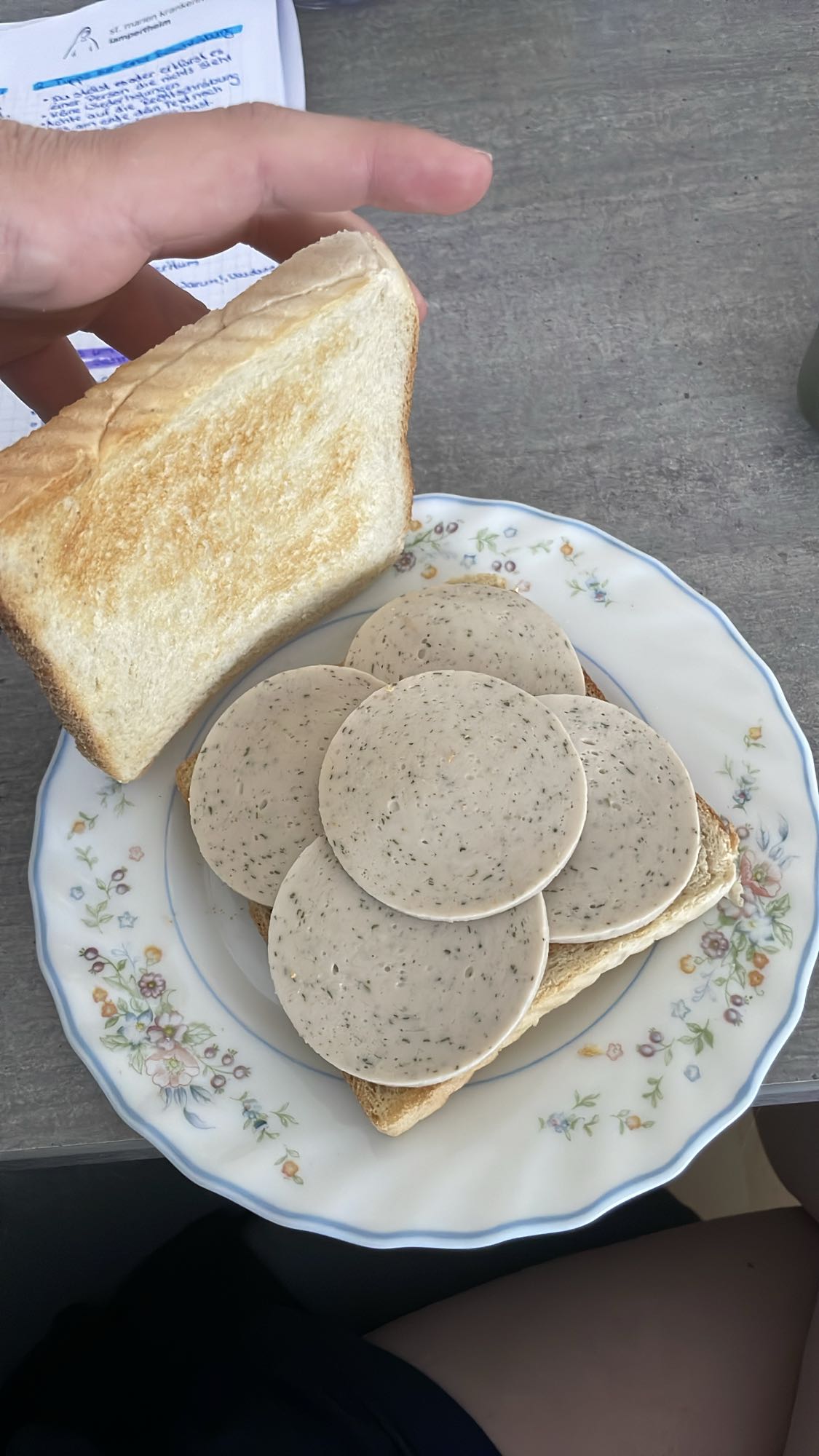 Sandwich con embutido