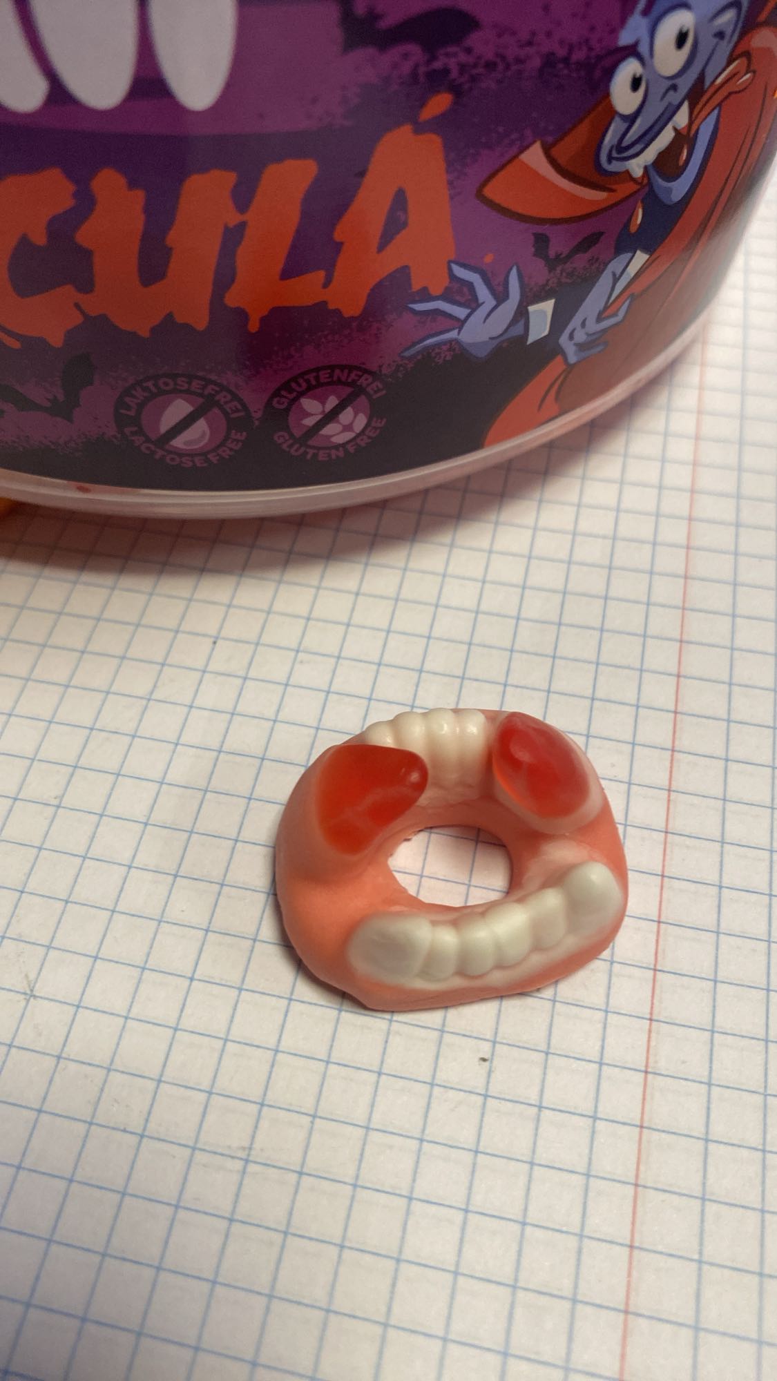 żelki w kształcie zębów