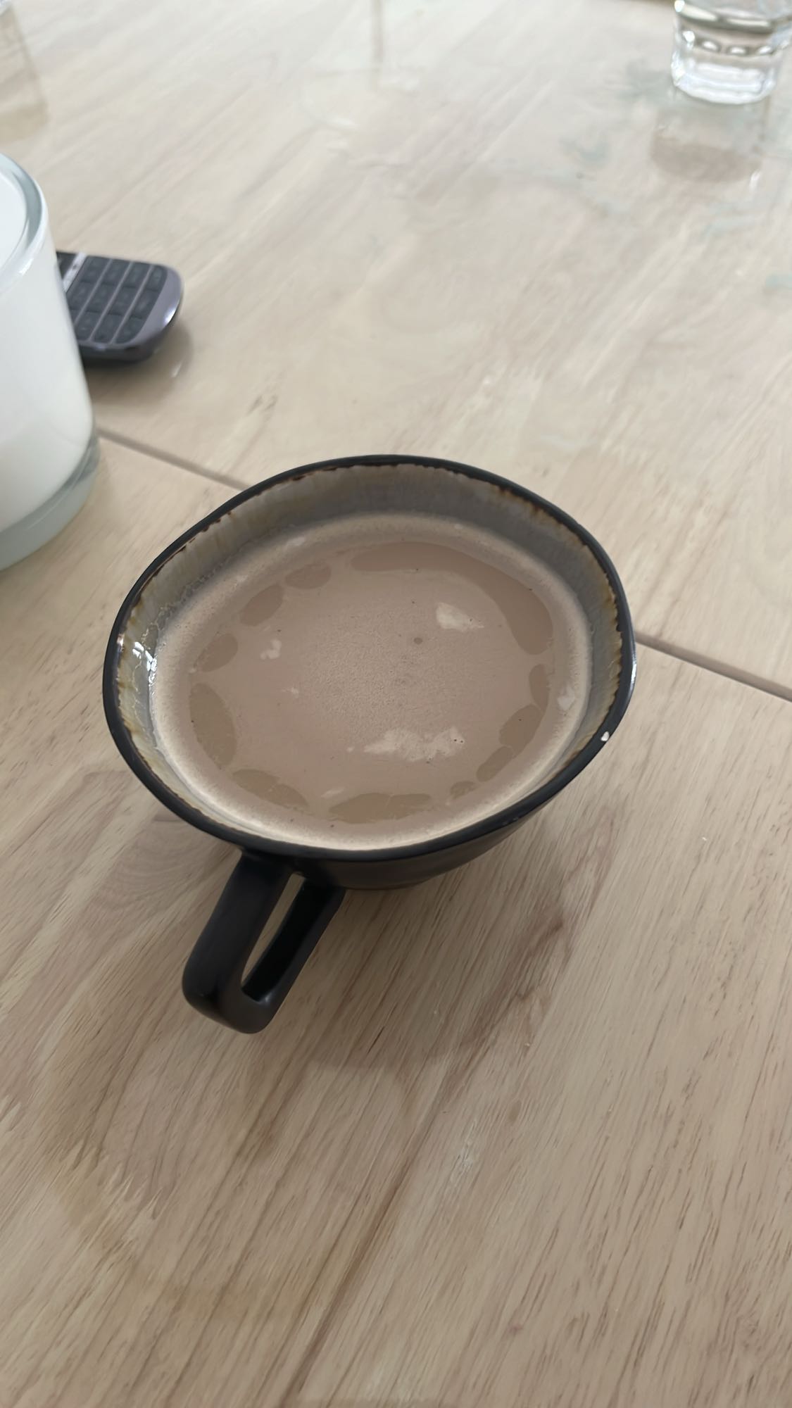 Taza de chocolate caliente