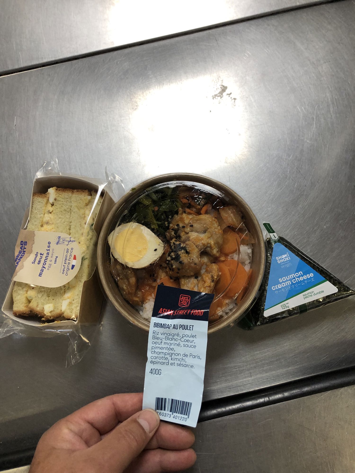 Bimbap, sandwich, onigiri