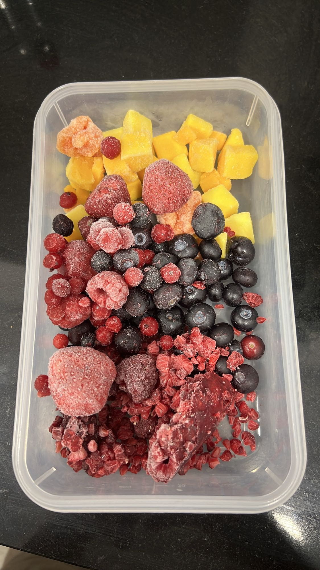 Mix de frutas congeladas