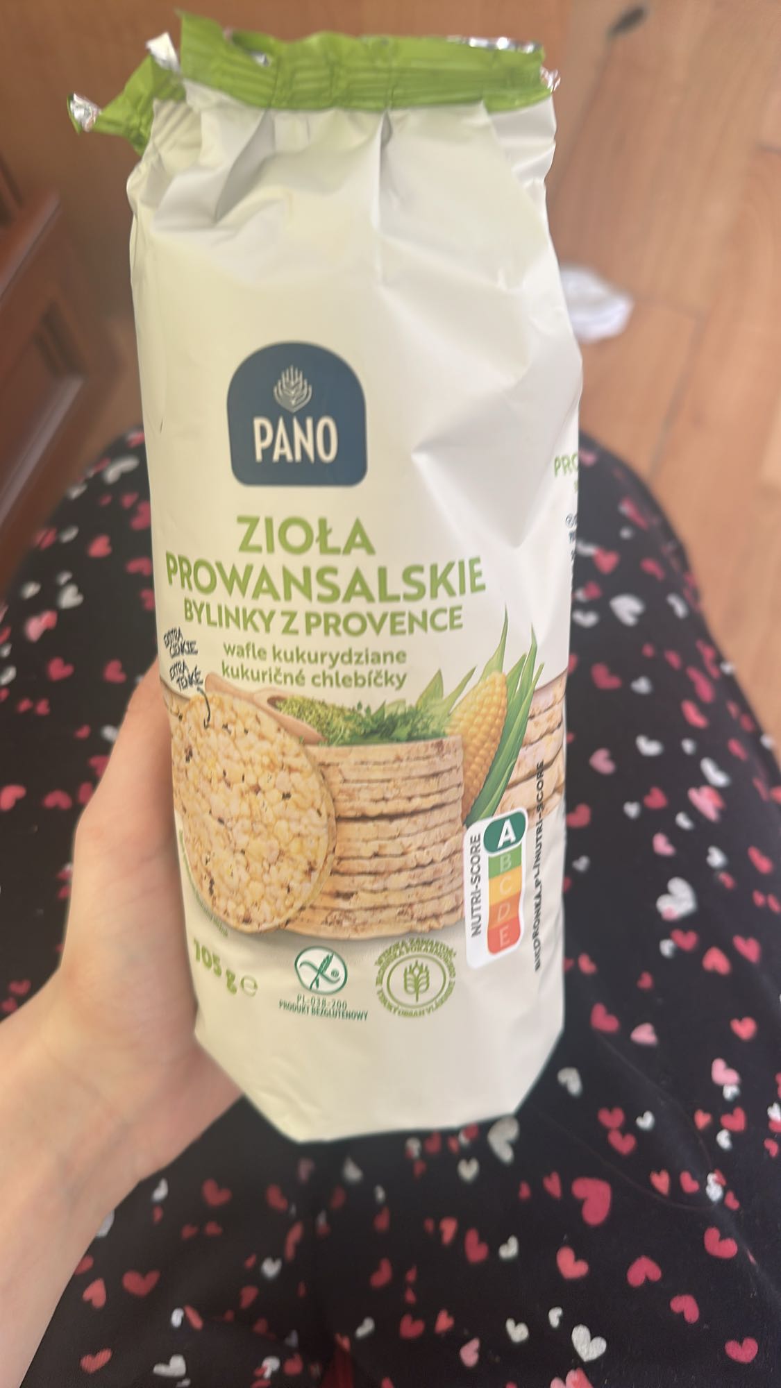 Wafle kukurydziane ziołowe