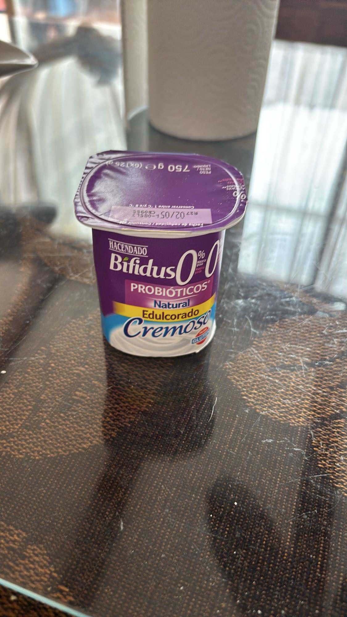 Yogur bifidus edulcorado