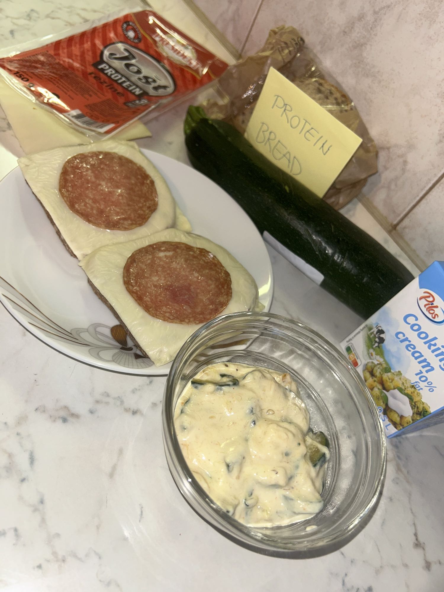 Protein Bread Sandwich