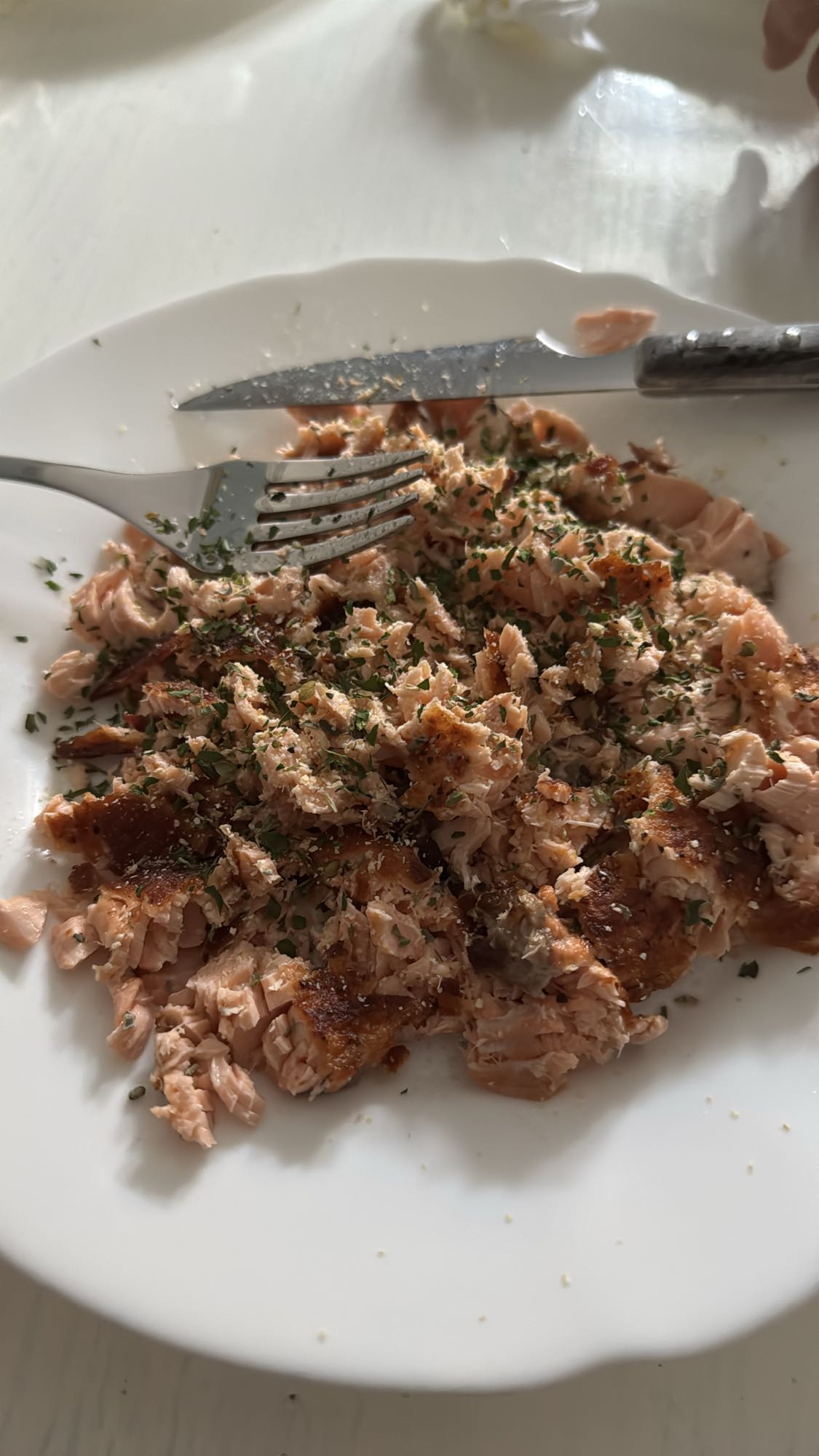 Salmón a las hierbas