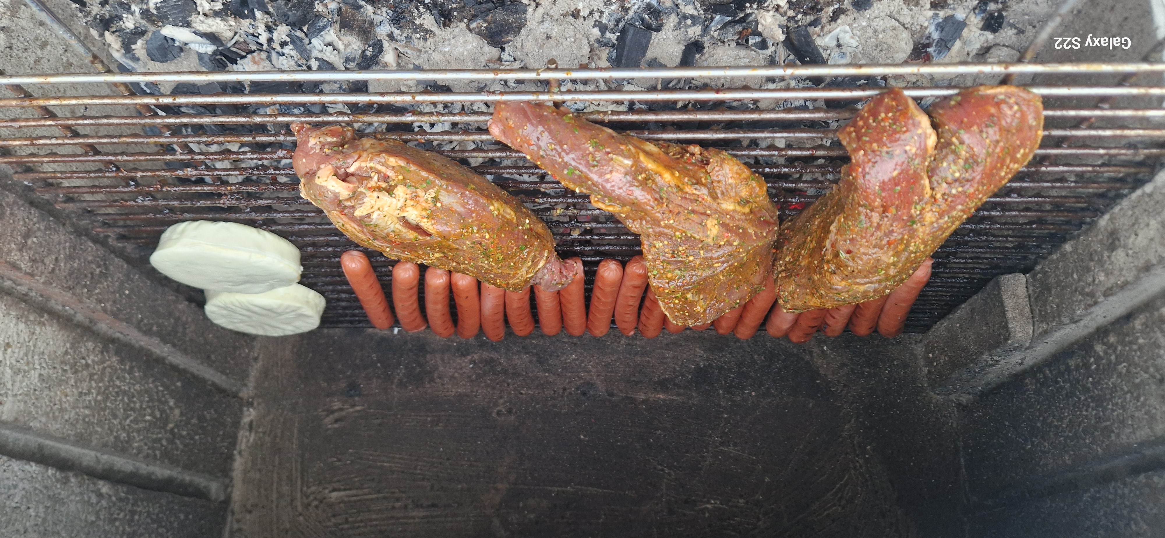 Grillad köttmåltid