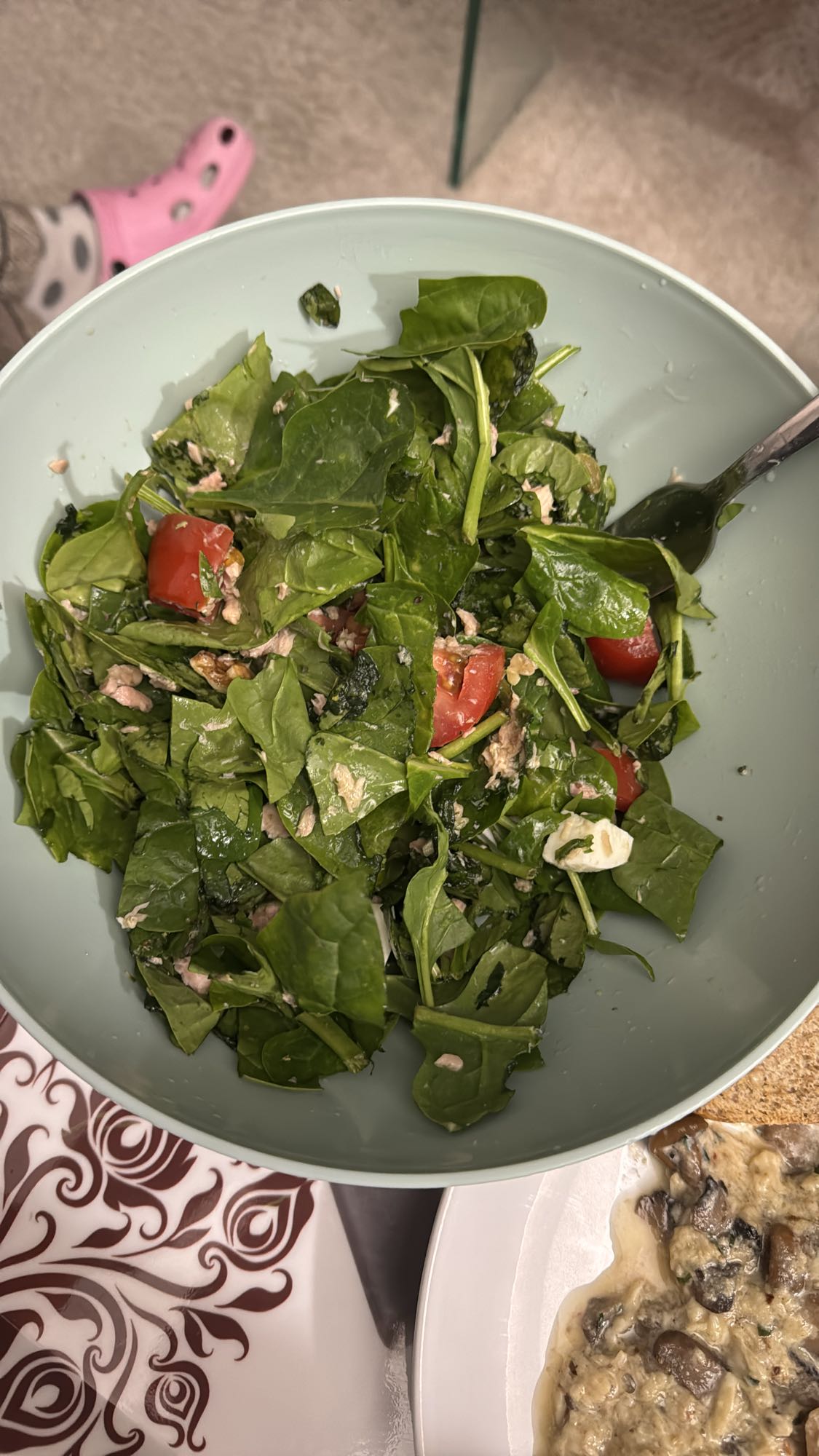 Ensalada de espinaca