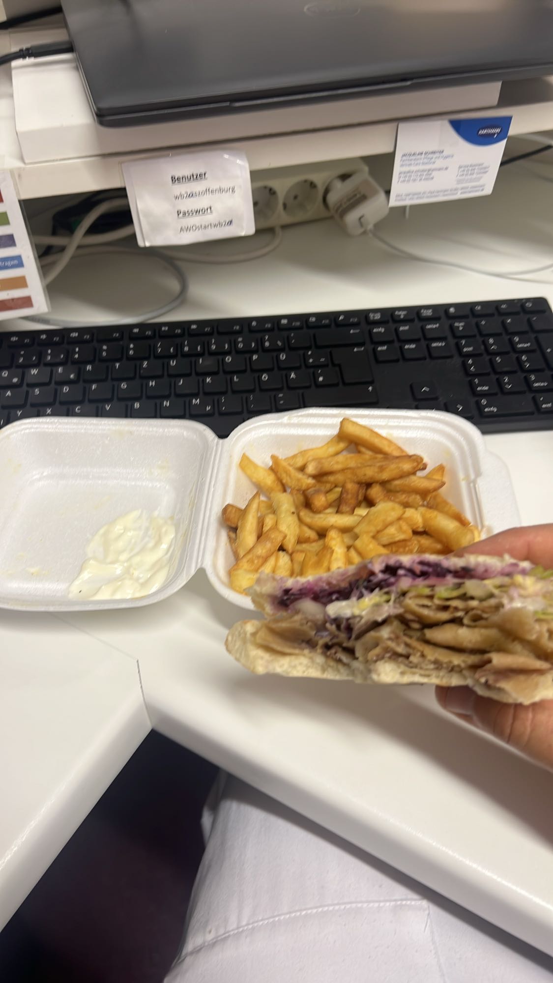 Döner mit Pommes