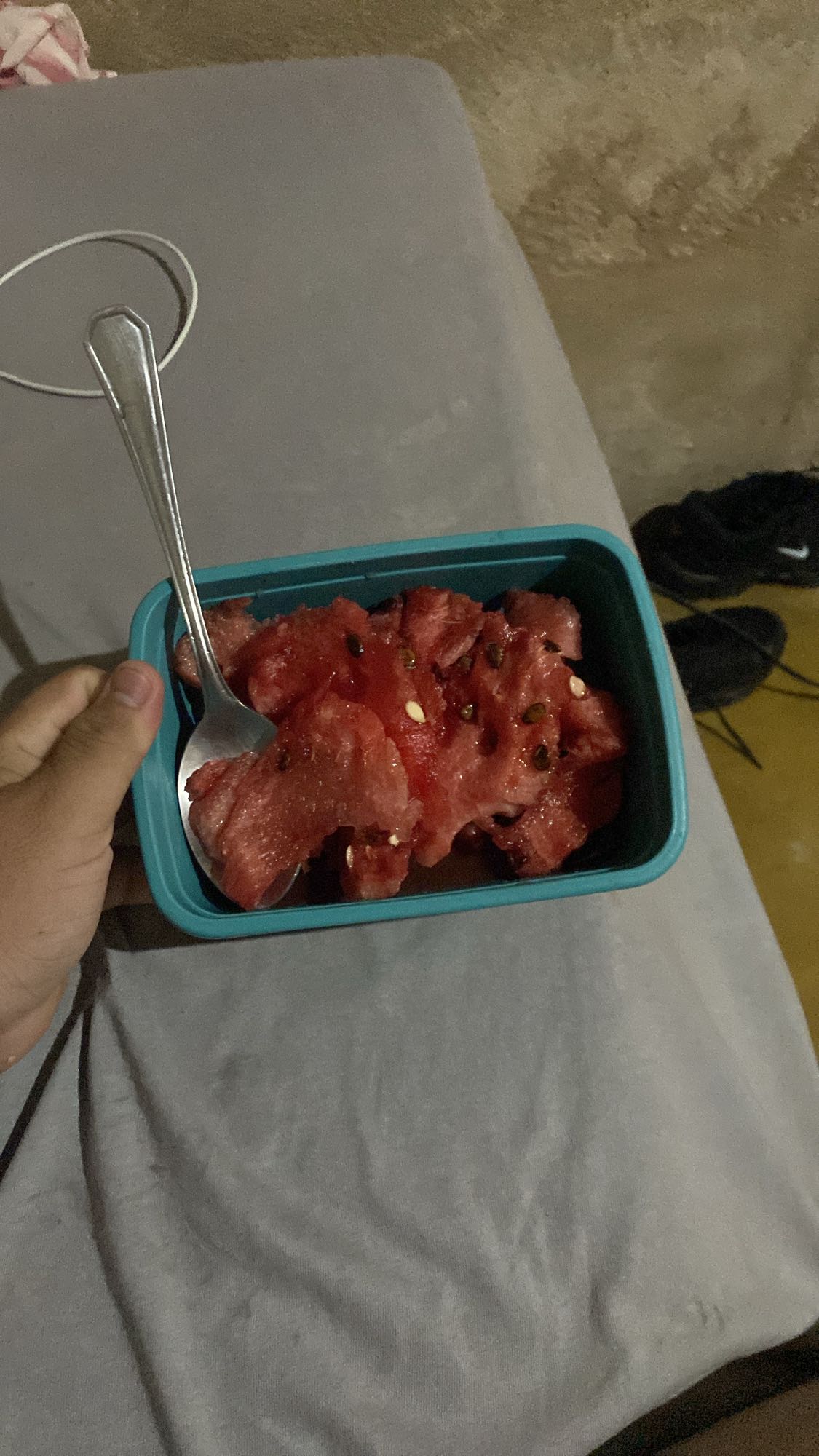 Feijão e 2 ovos mexidos