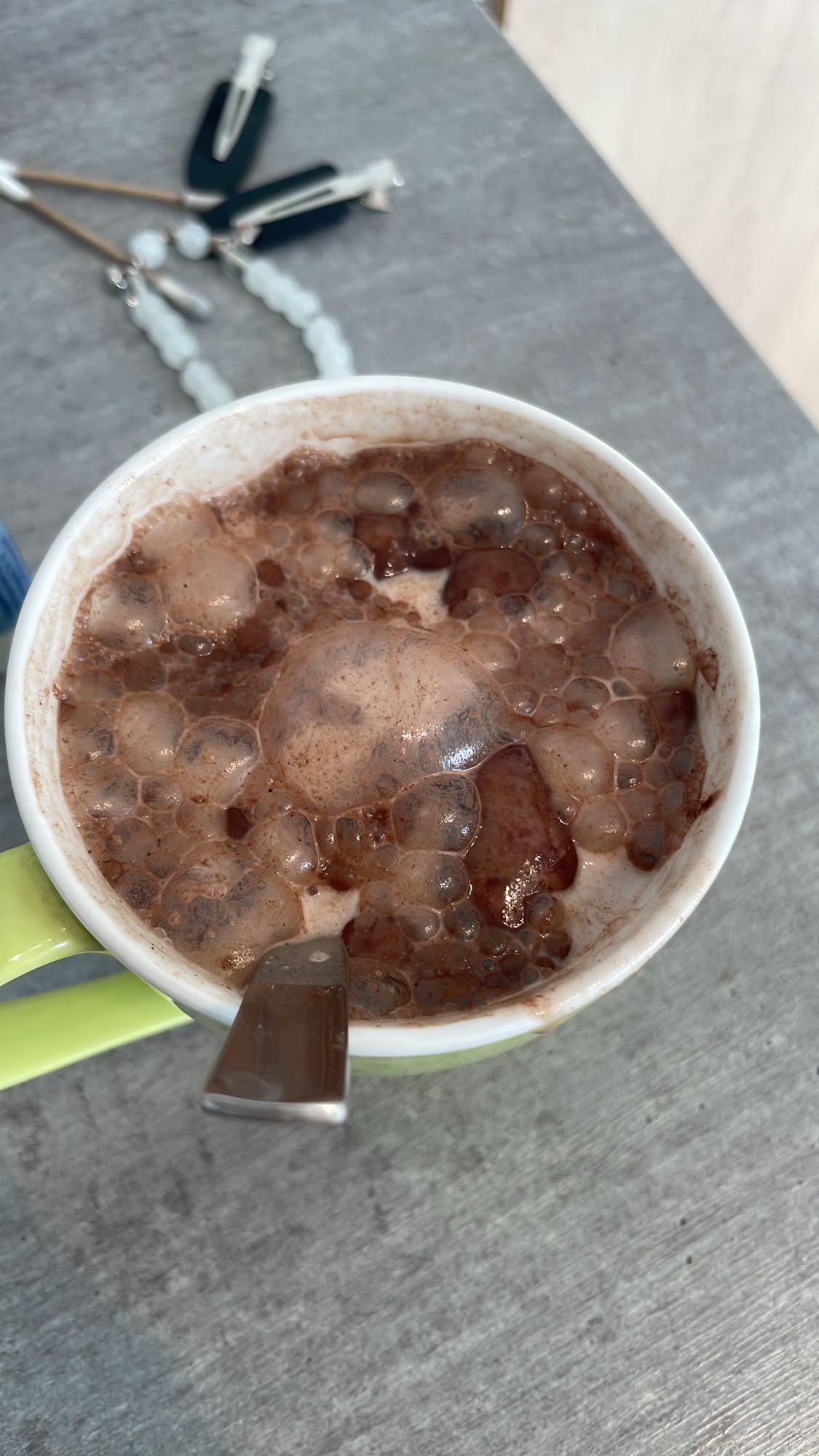 Chocolate iced drink