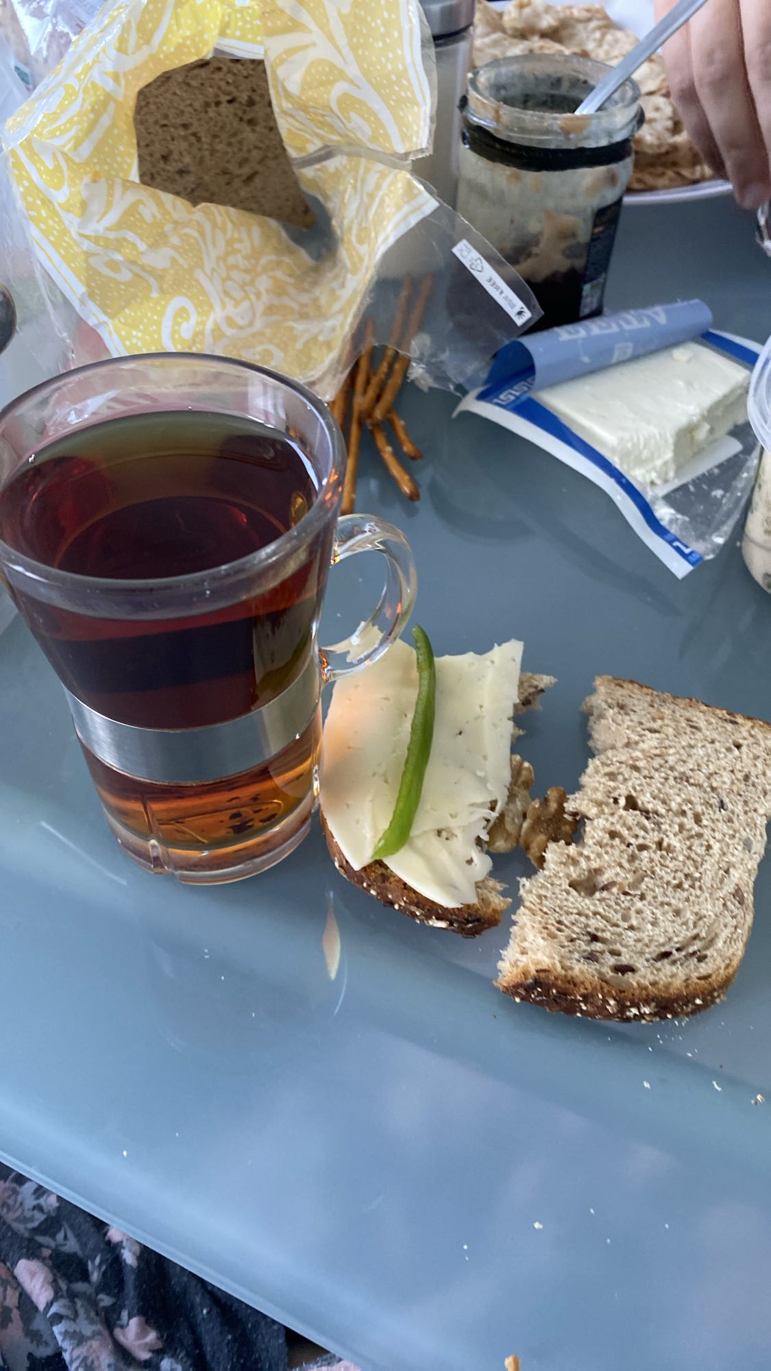 Cheese Sandwich & Tea