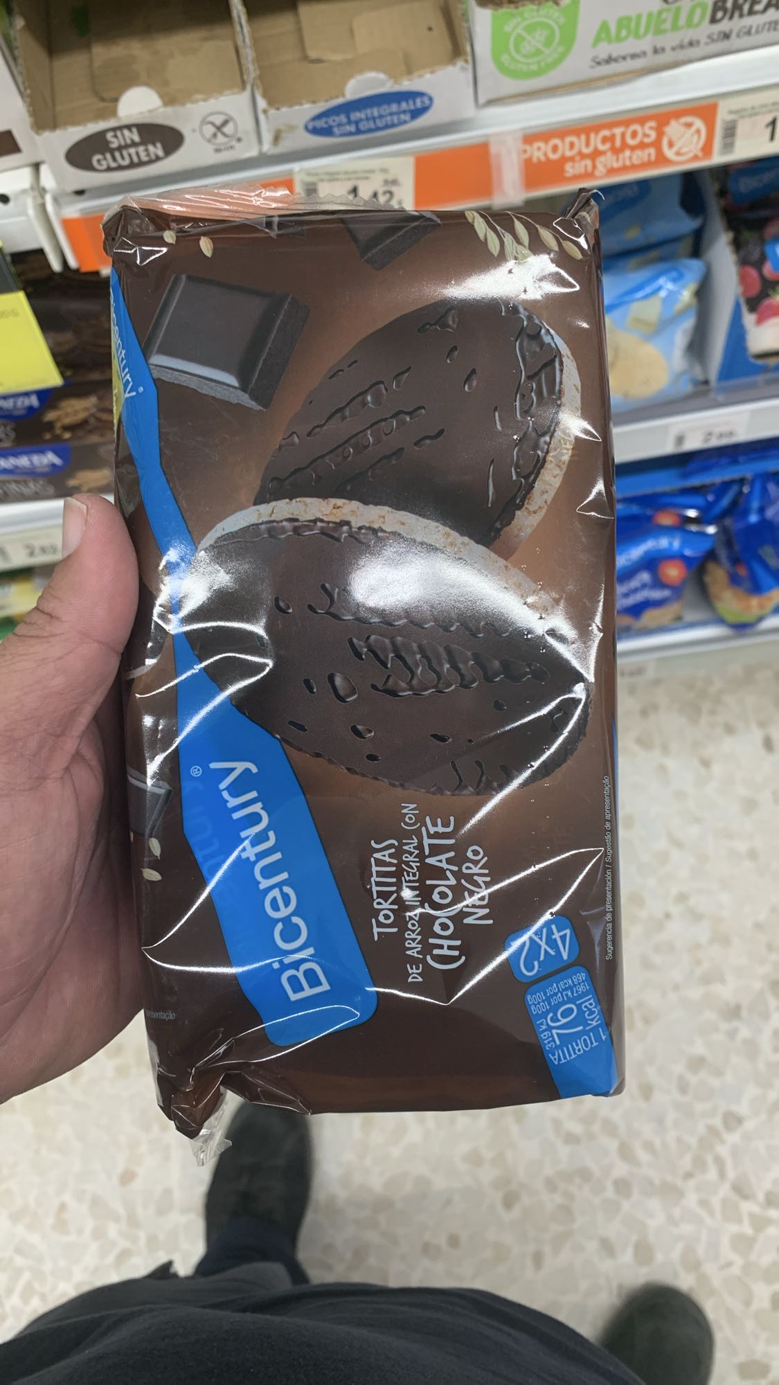 Tortitas arroz chocolate