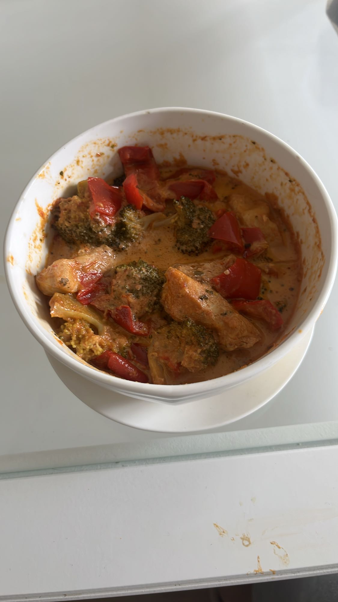 Kurczak w sosie curry