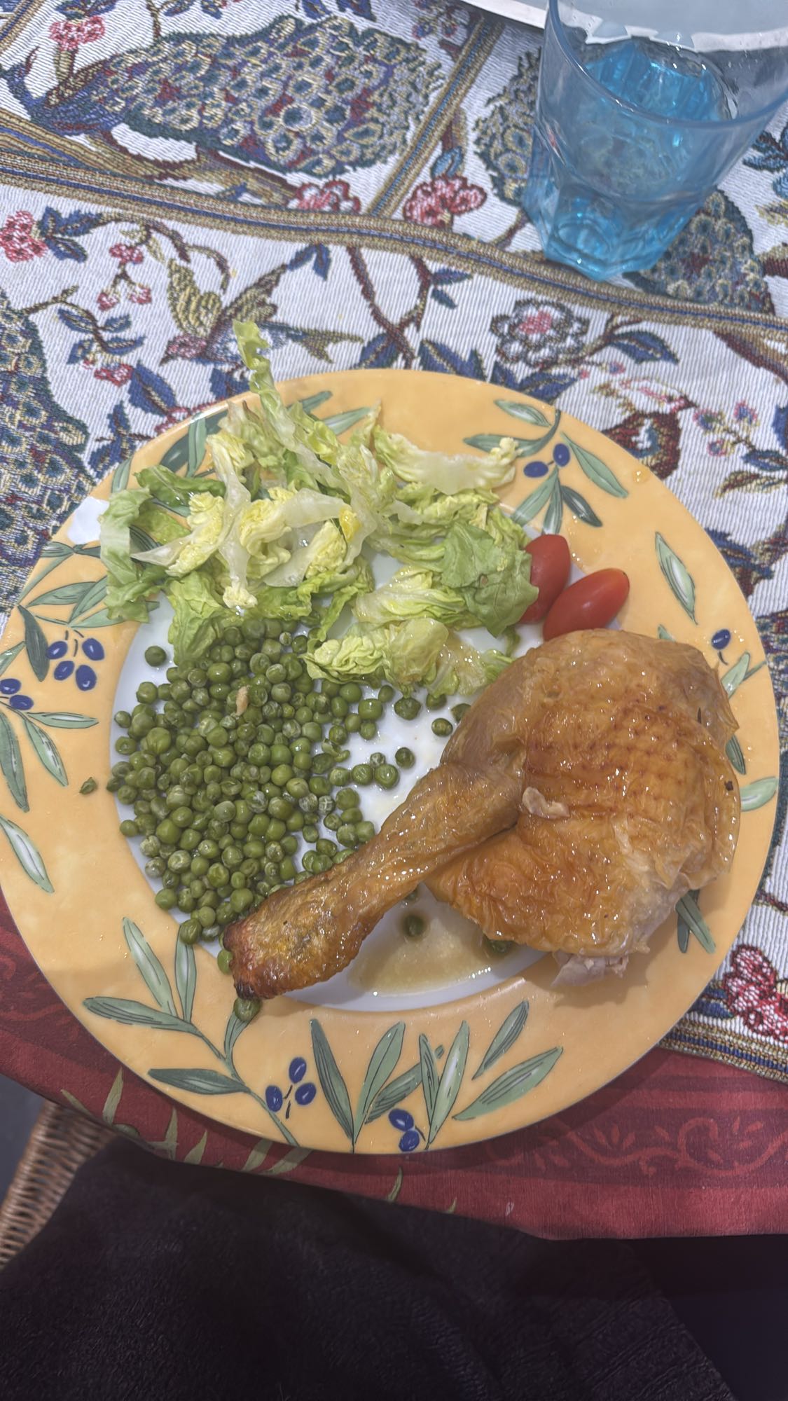 Poulet et légumes
