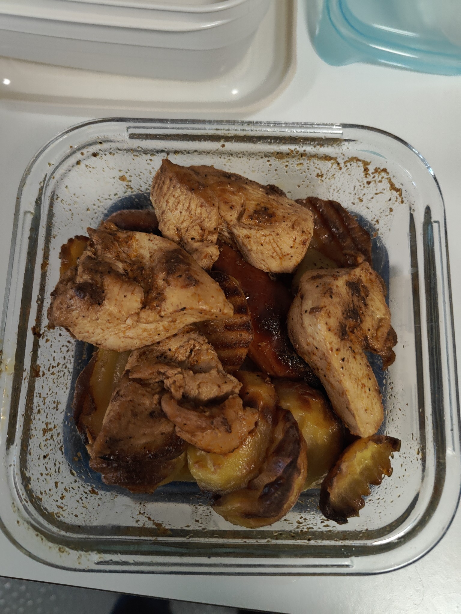 Chicken and roasted veggies