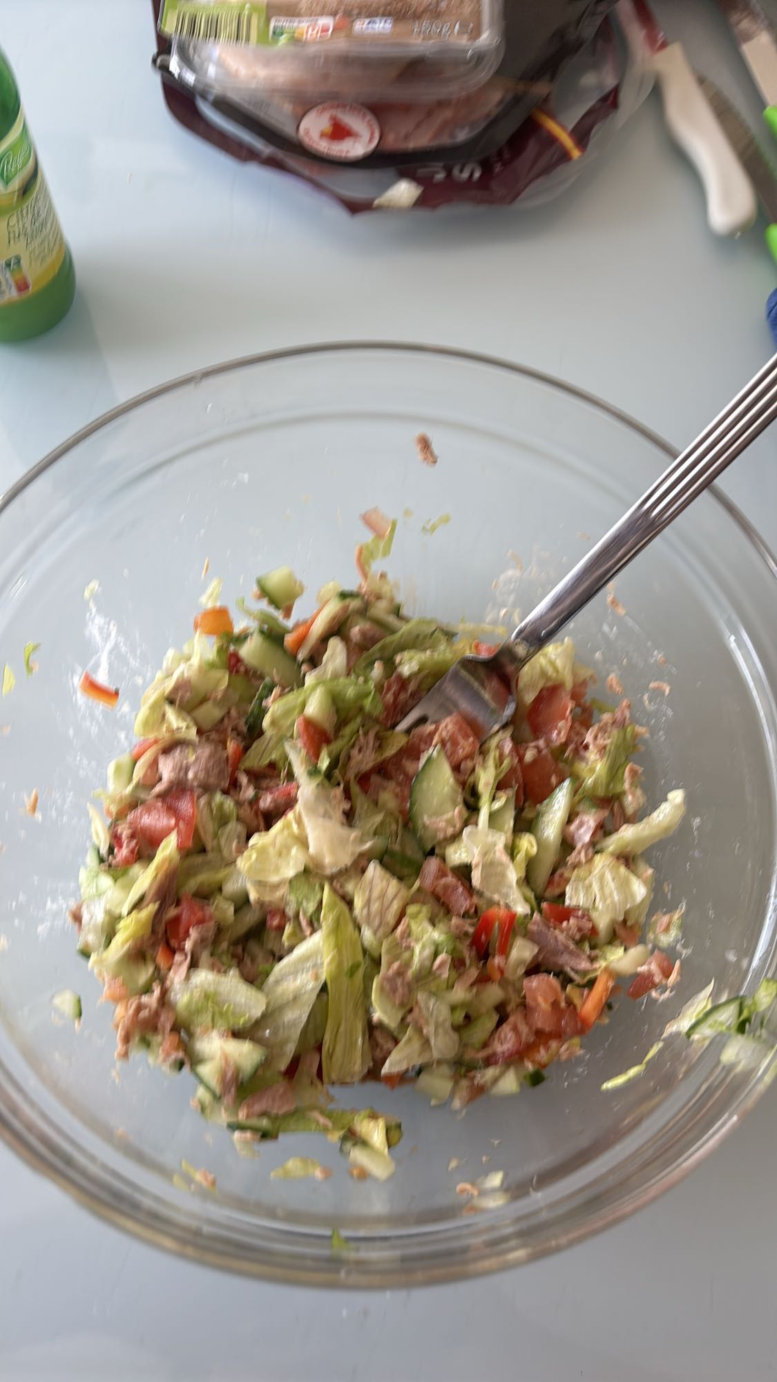 Salade au thon fraîche