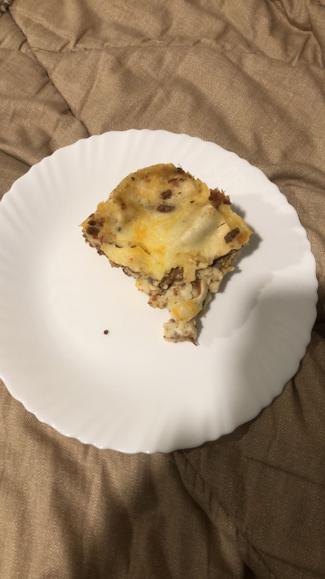 Beef Lasagna Slice