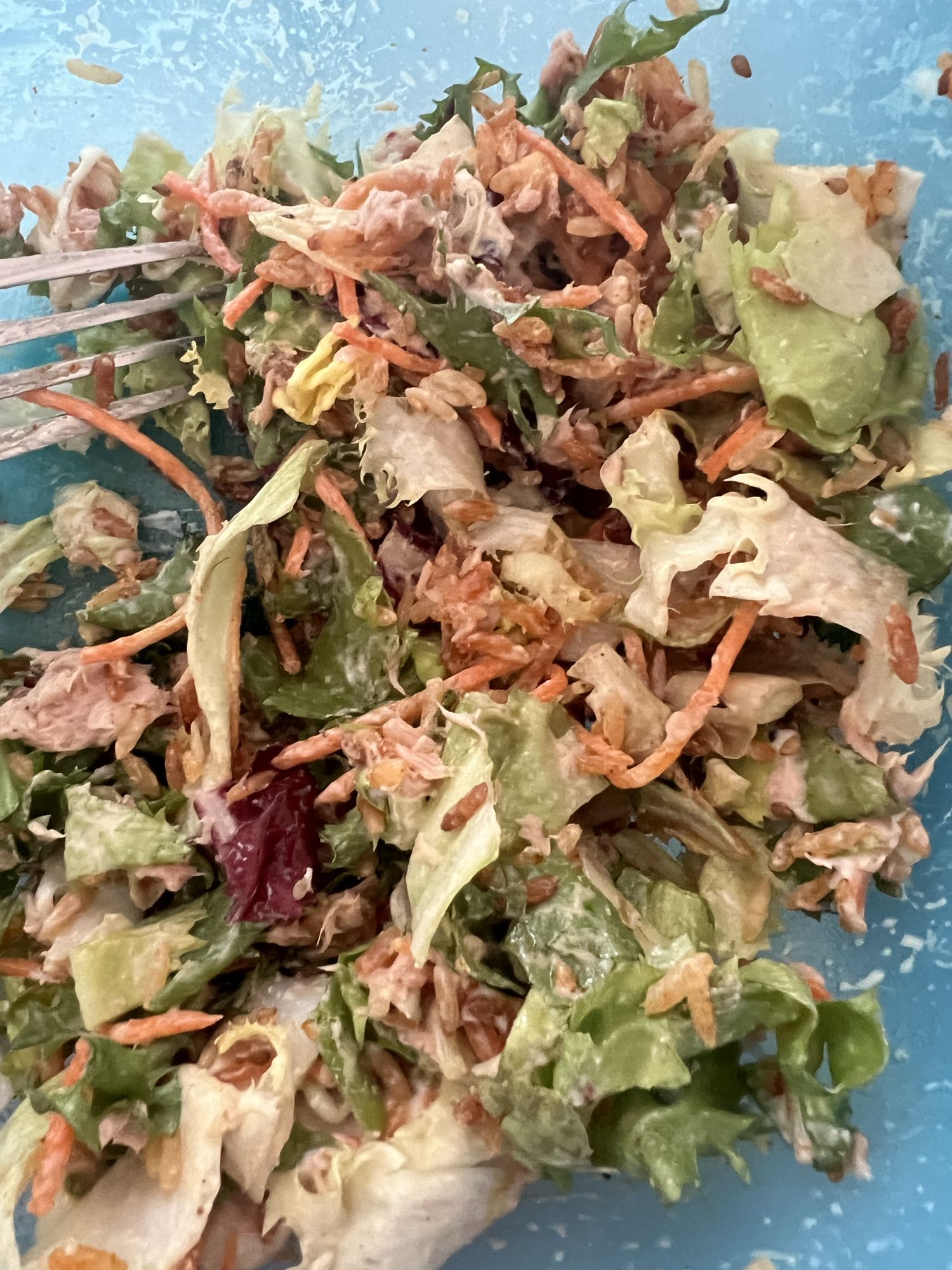 Salade thon et légumes