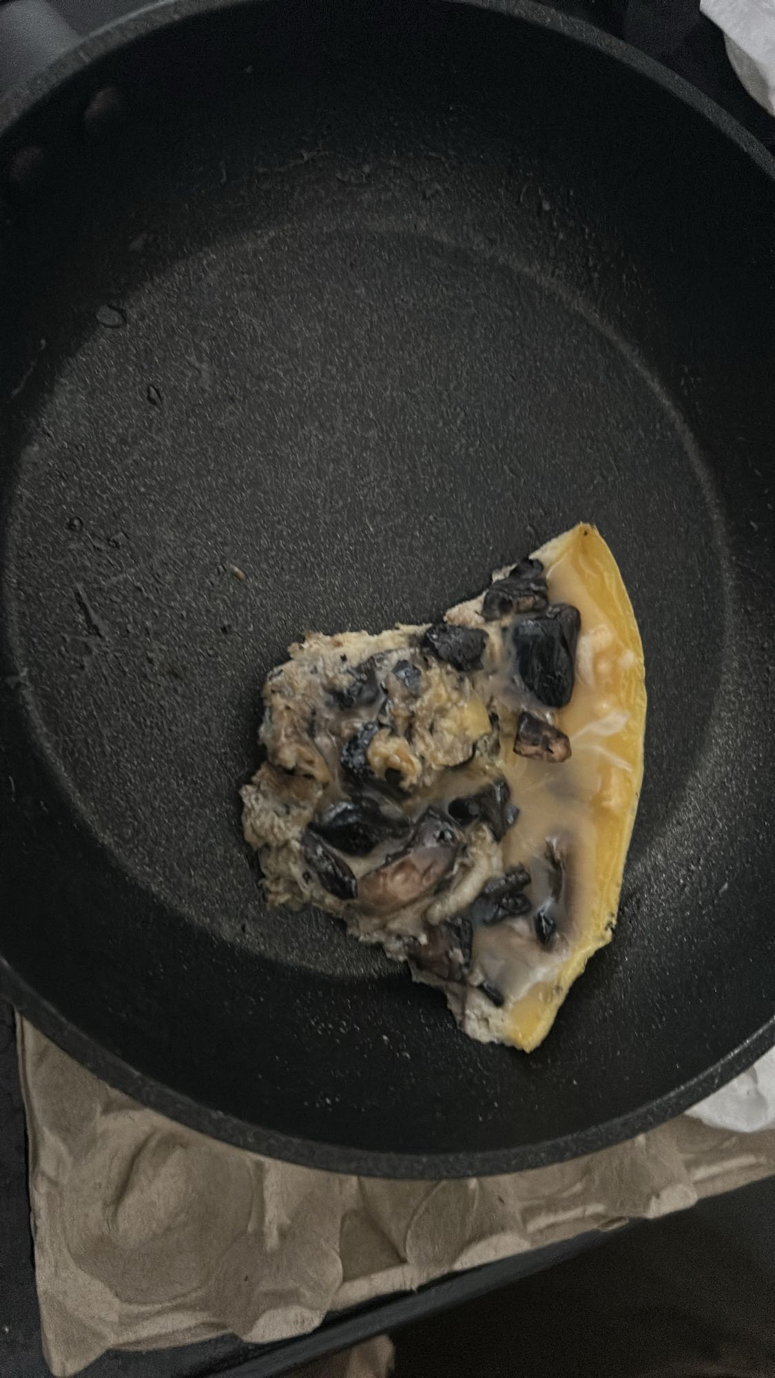Omelette champignons