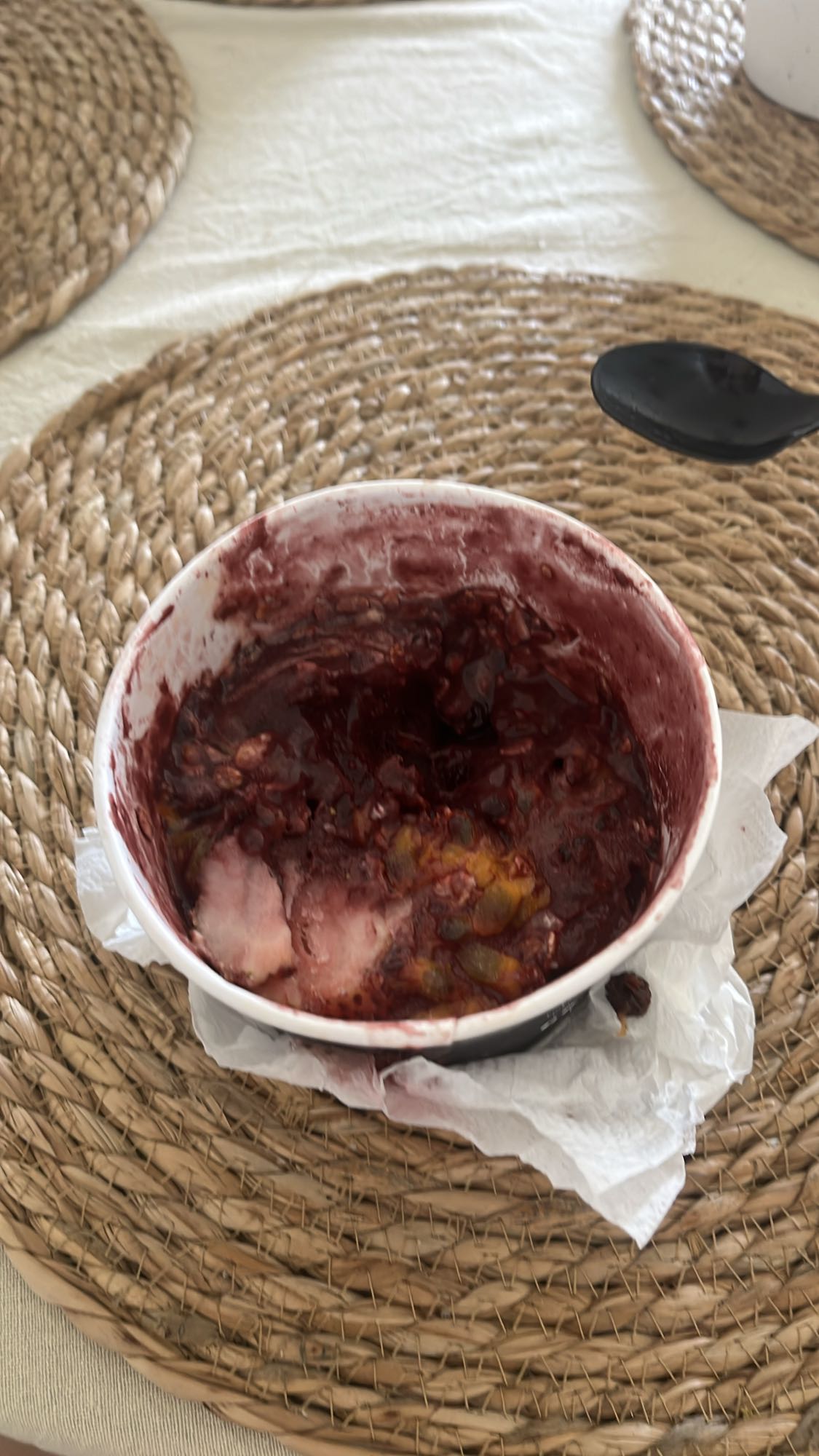 Bowl de açai y frutas